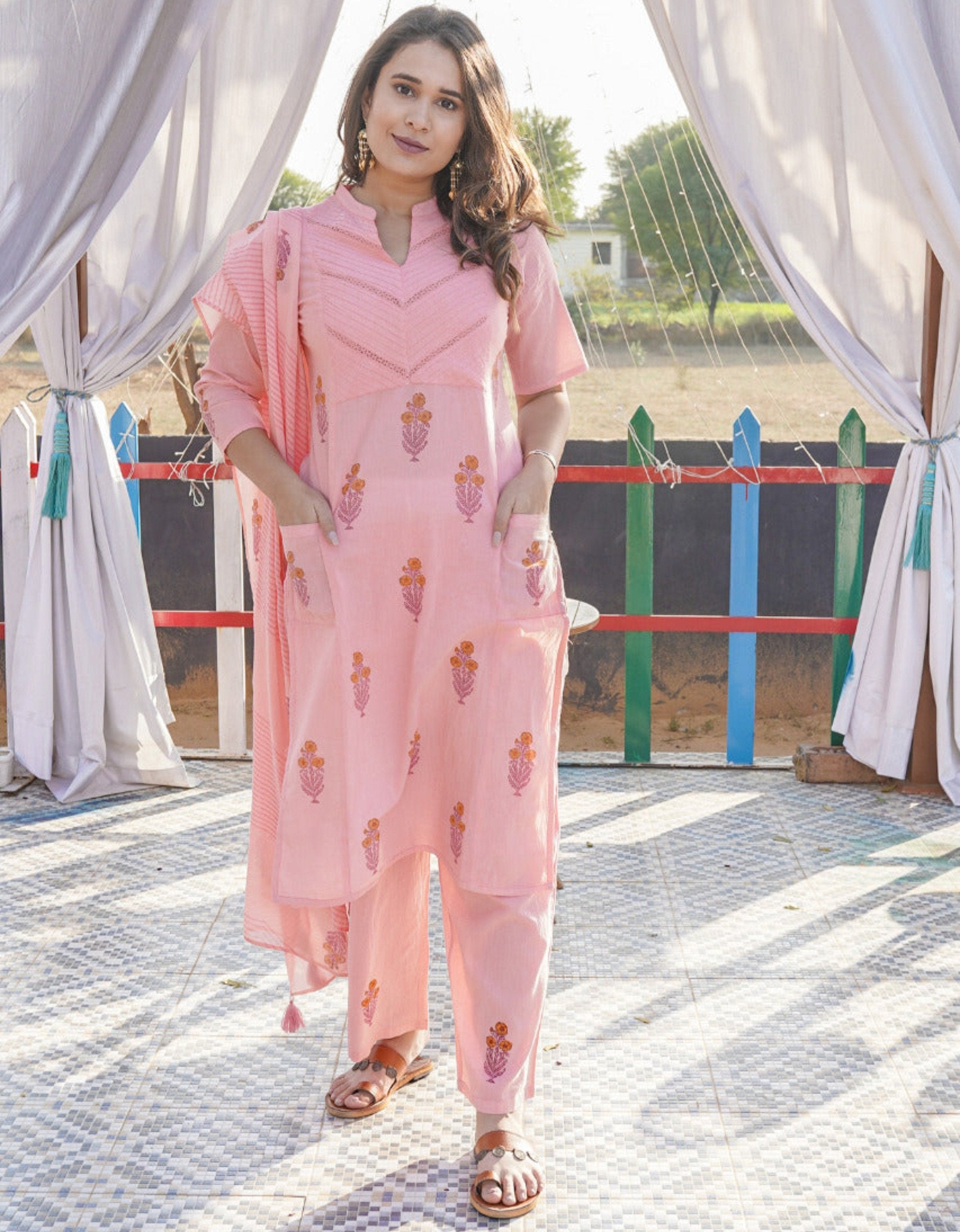 Pune Passion Pink Kurta Suit Set