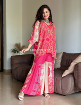 Beauty In Pink Kaftan Coord Set