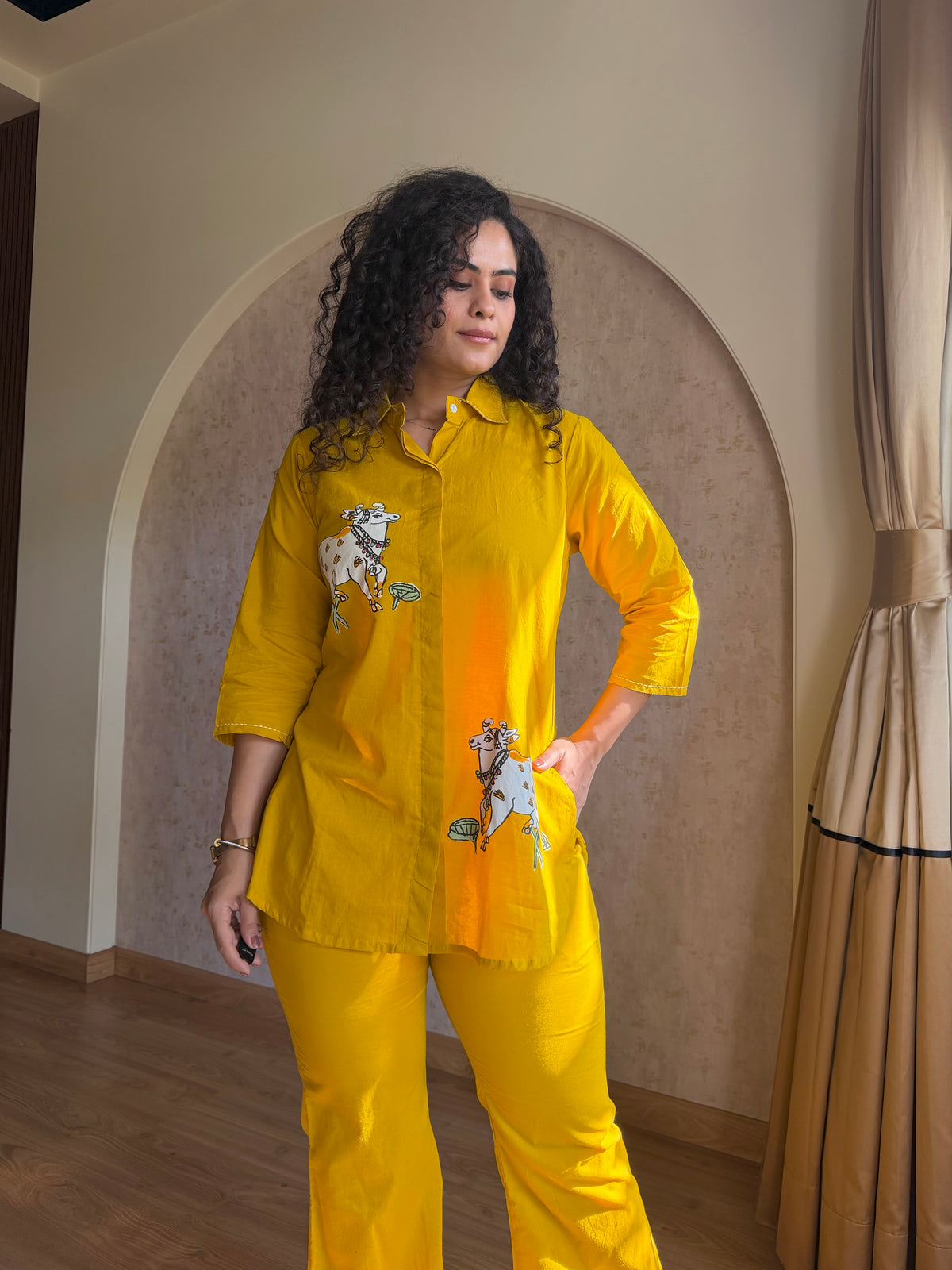 Nandi Hand Painted Coord Set