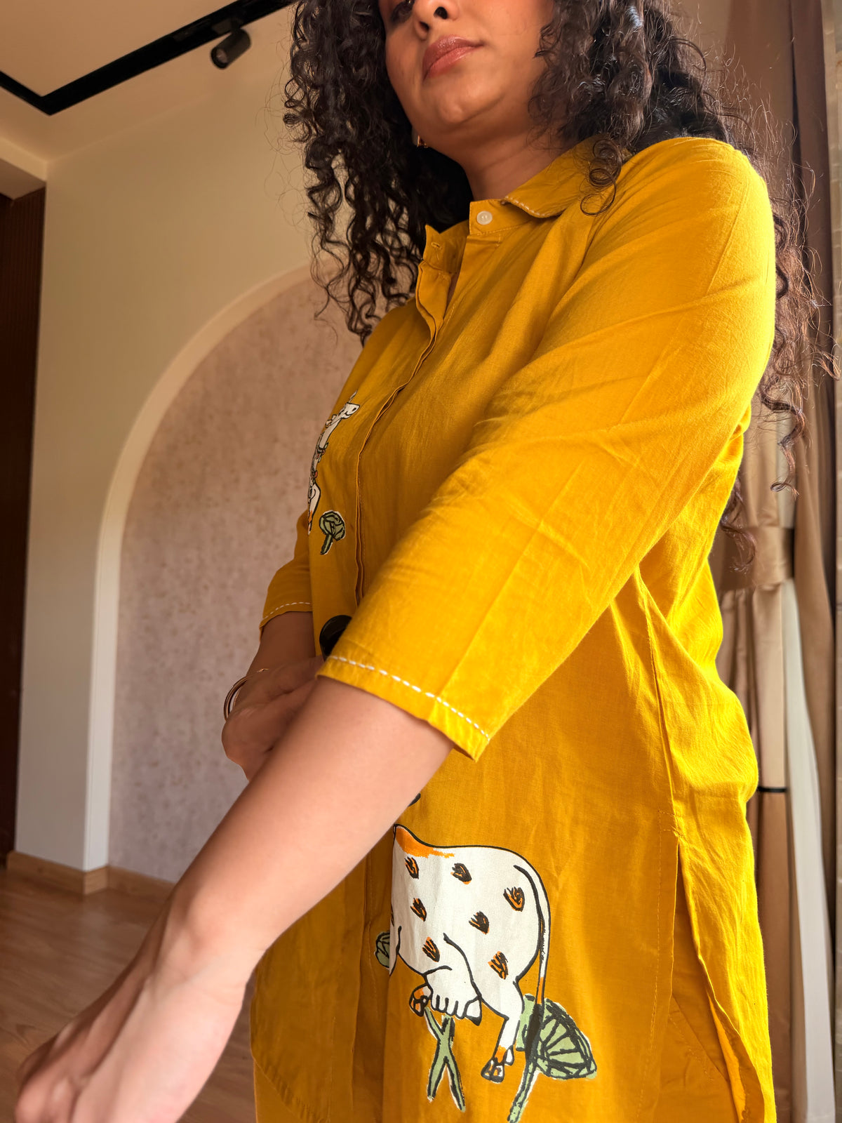 Nandi Hand Painted Coord Set