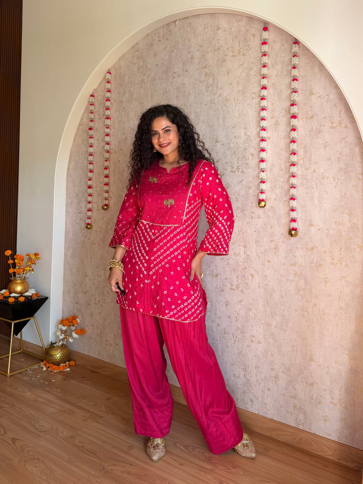 Jaipur City Bandhani Coord Set