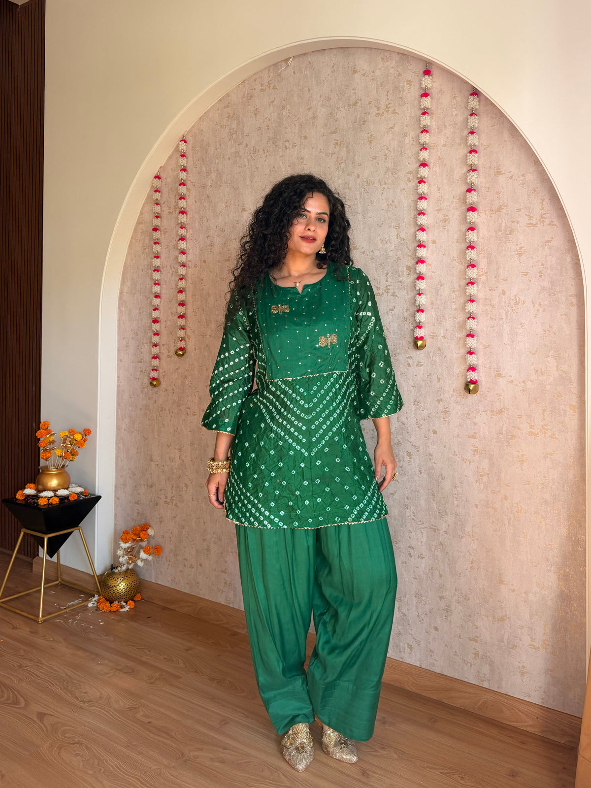 Jaipur City Bandhani Coord Set