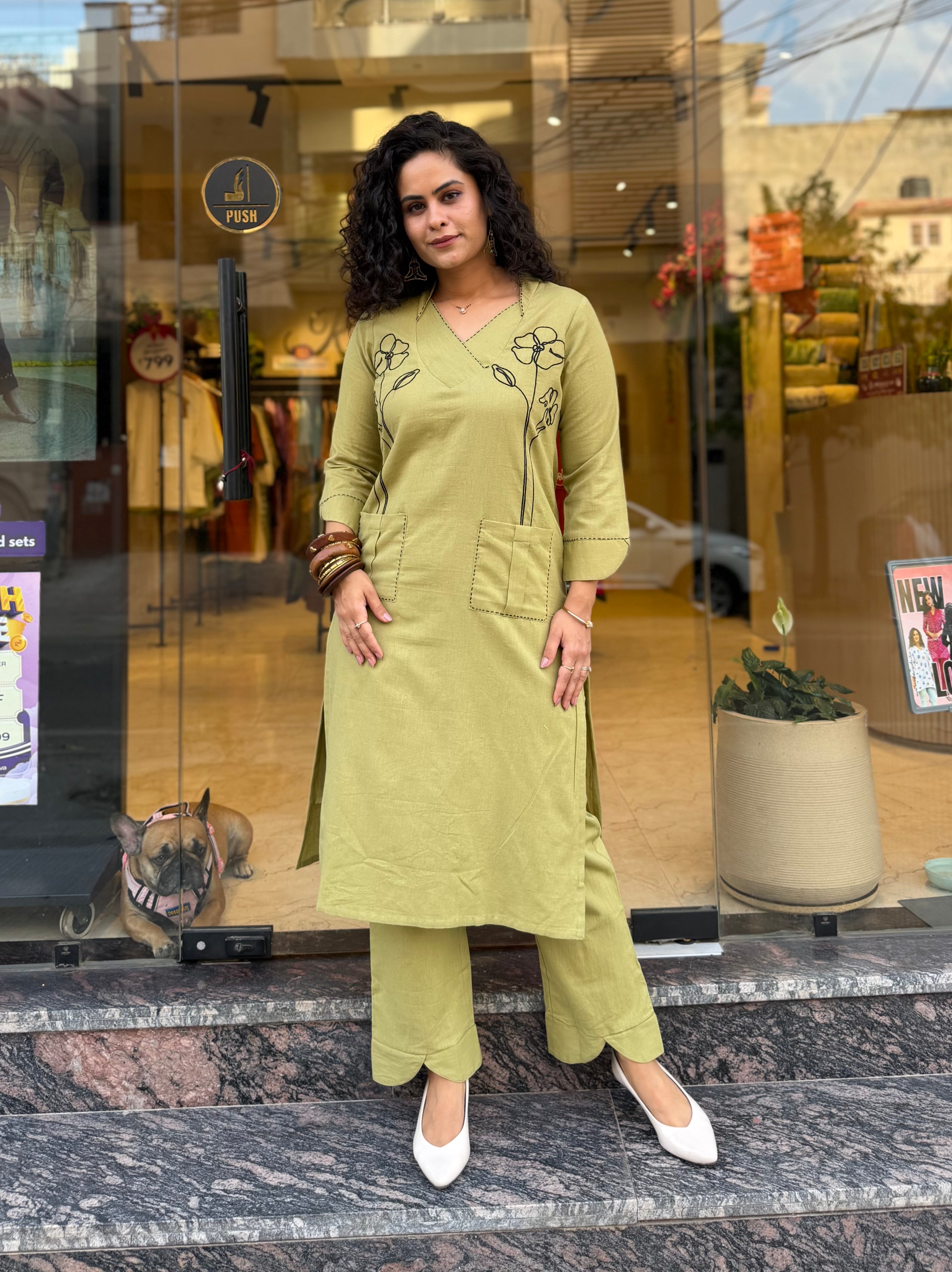 SUKOON WHITE KURTA SET