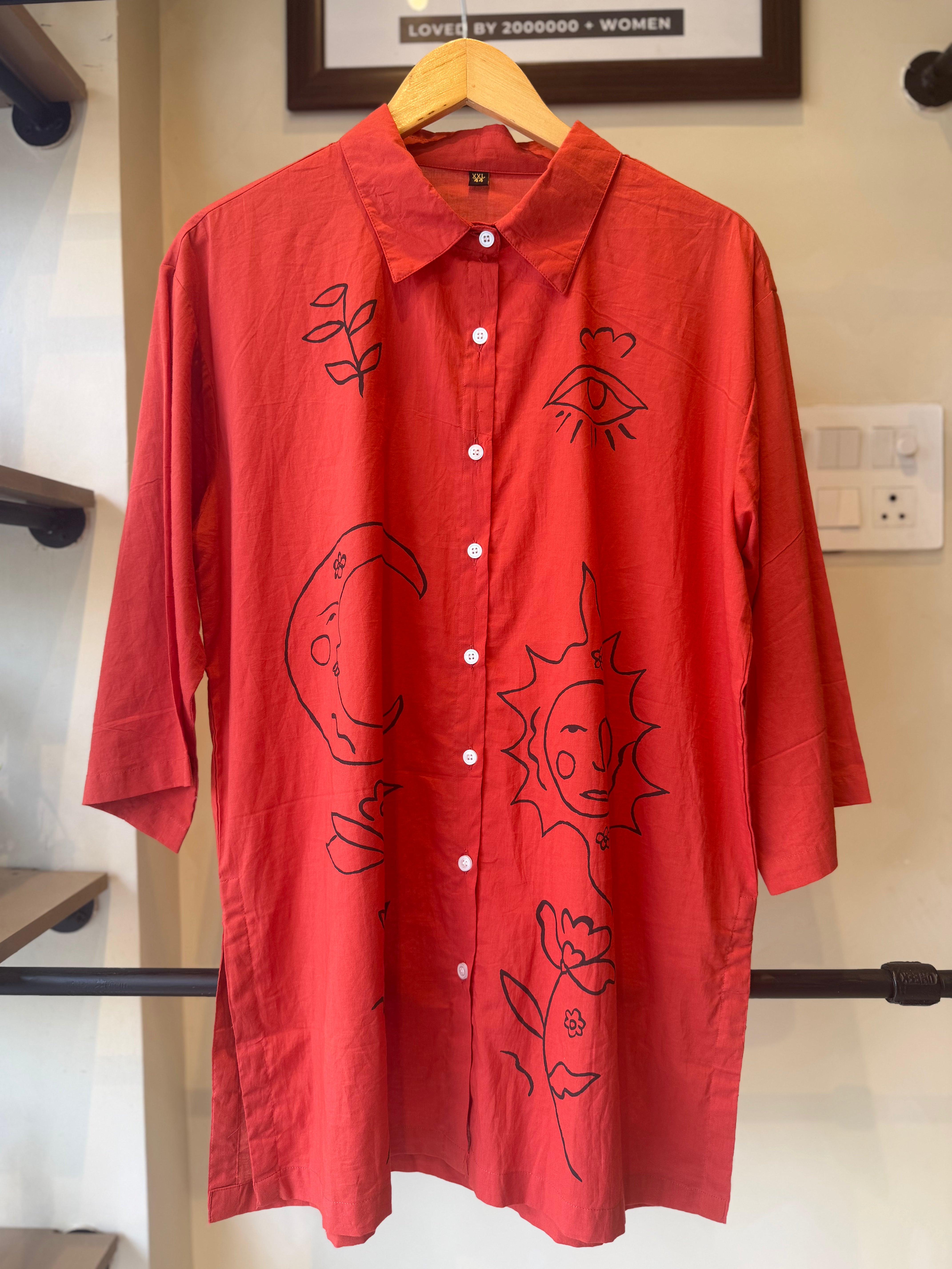 Pink Cotton Shirts