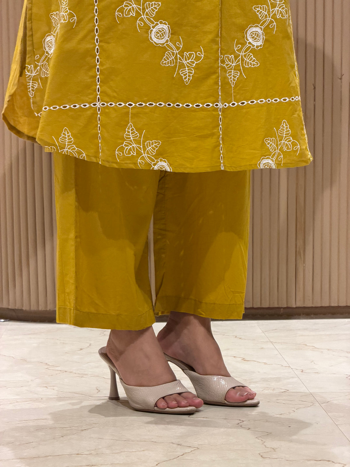 Floral Charm Embroidered Kurta Set
