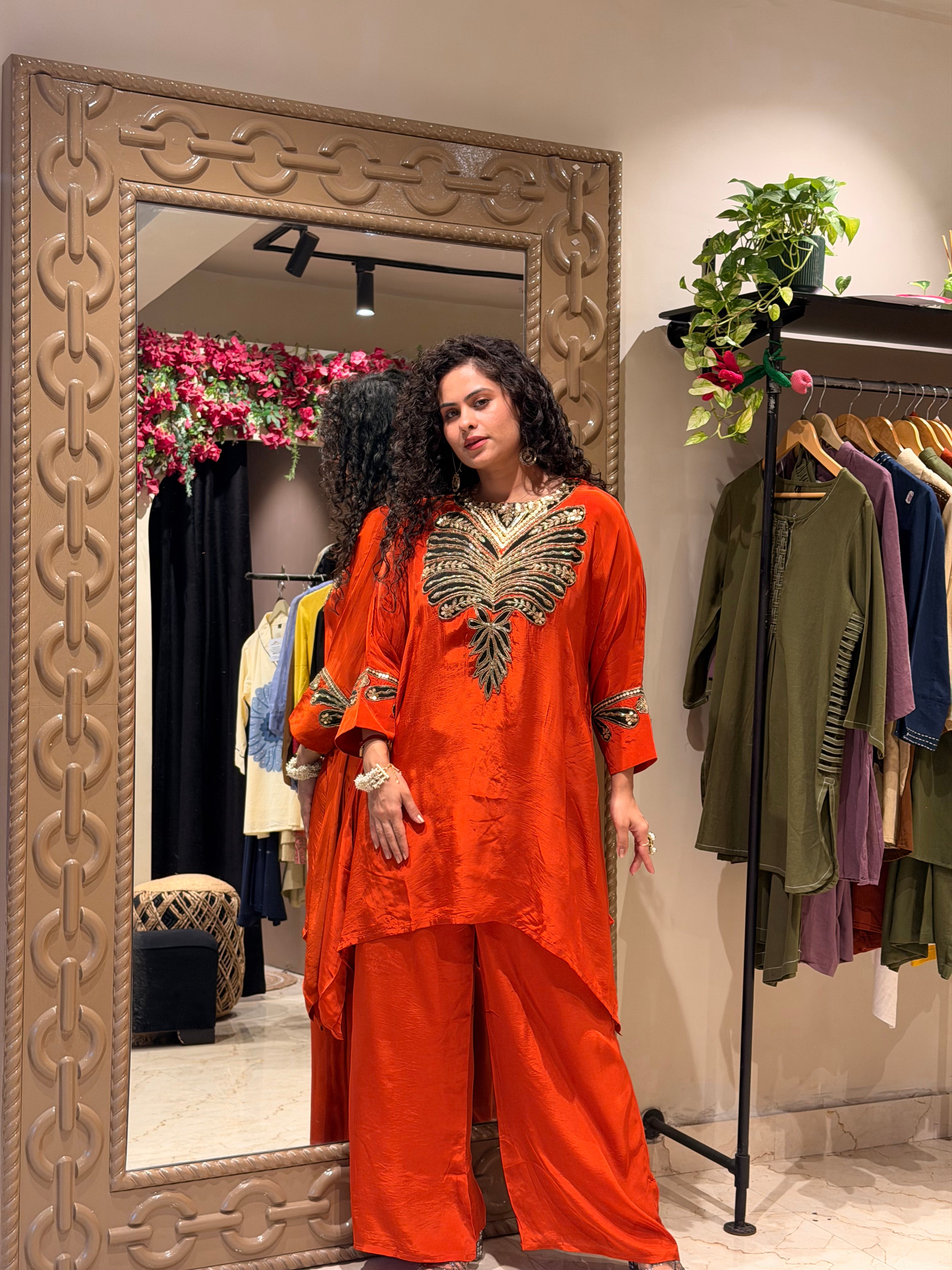 Zareen Luxe Kaftan Set