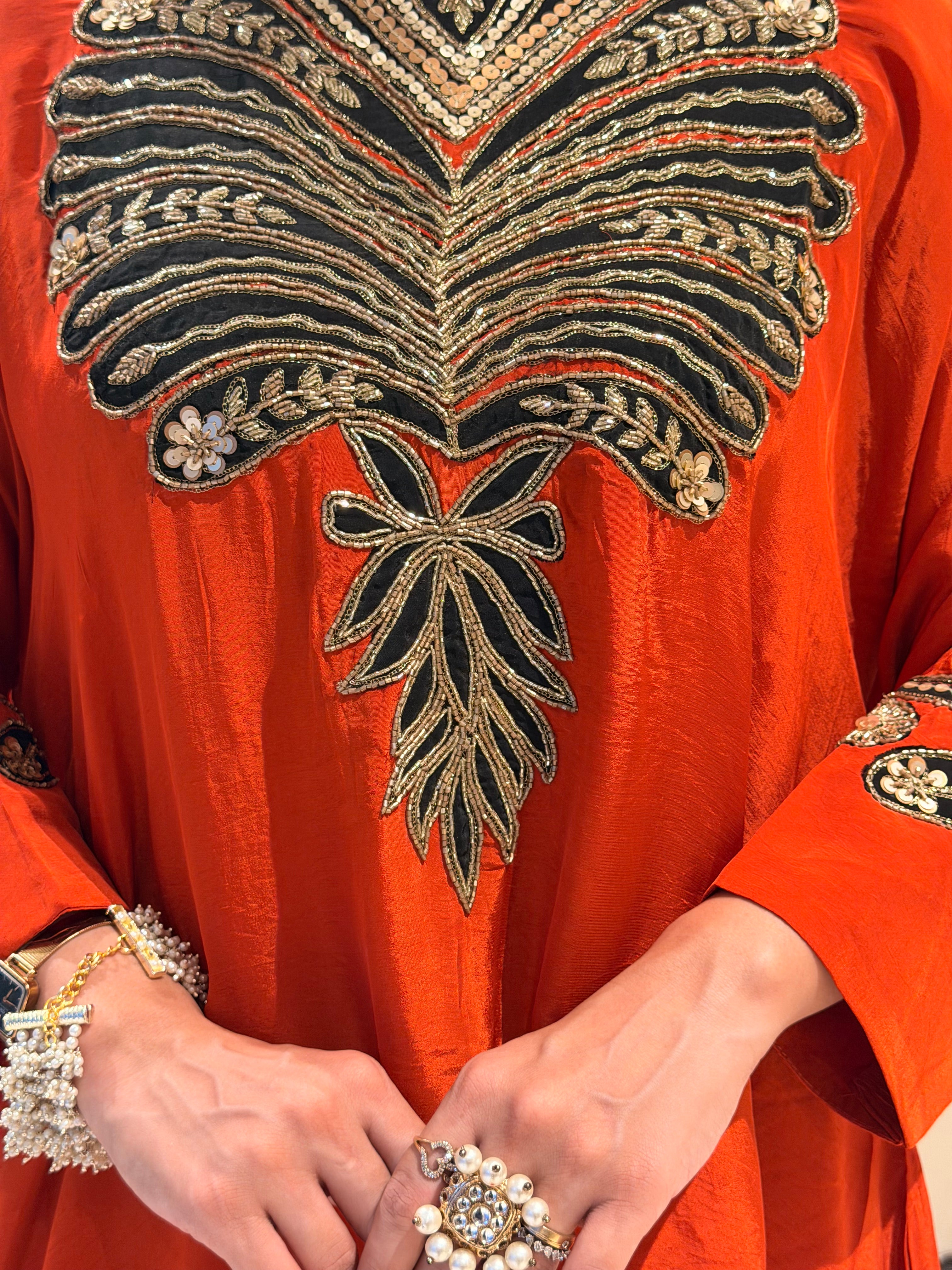 Zareen Luxe Kaftan Set