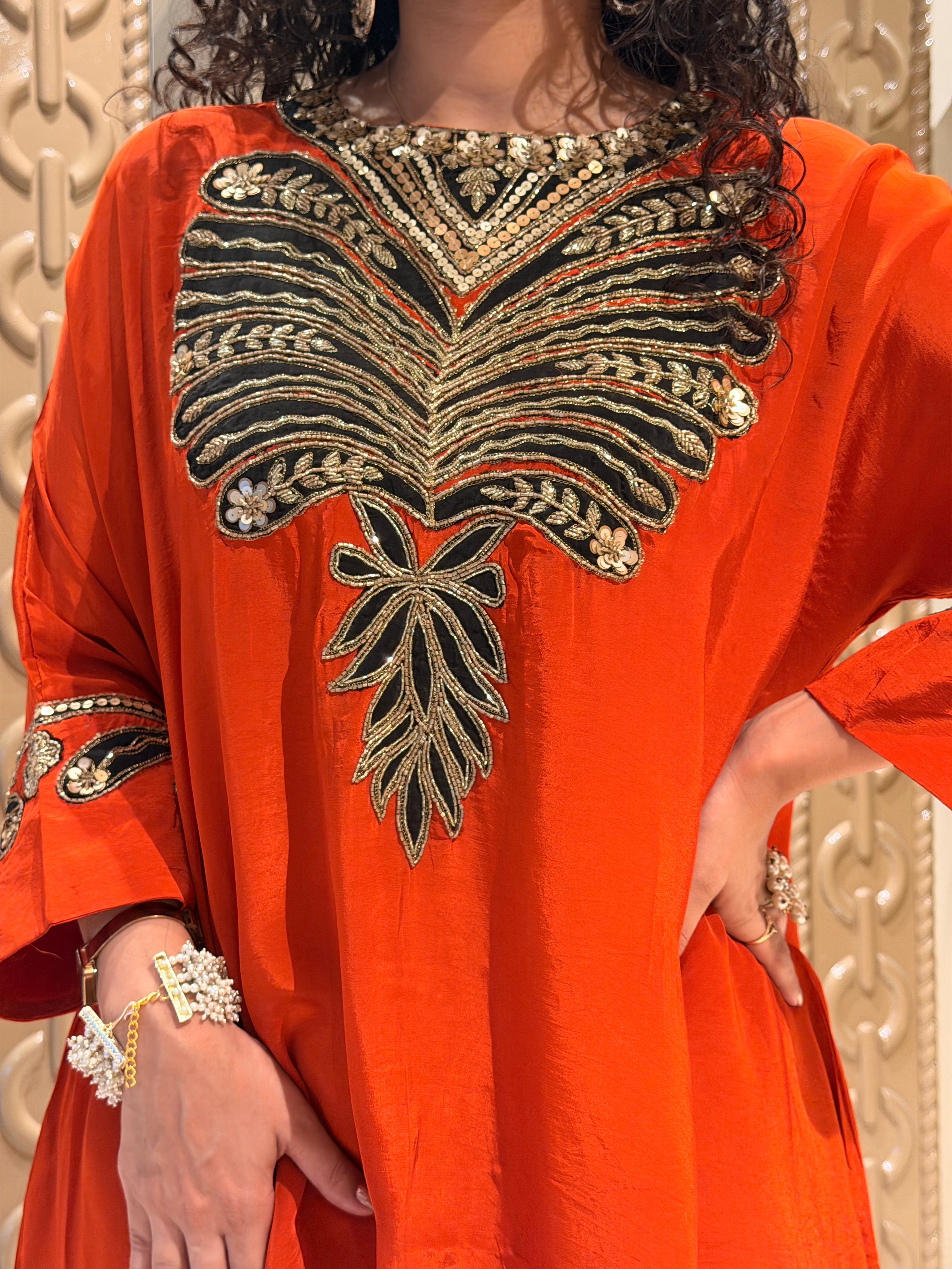 Zareen Luxe Kaftan Set