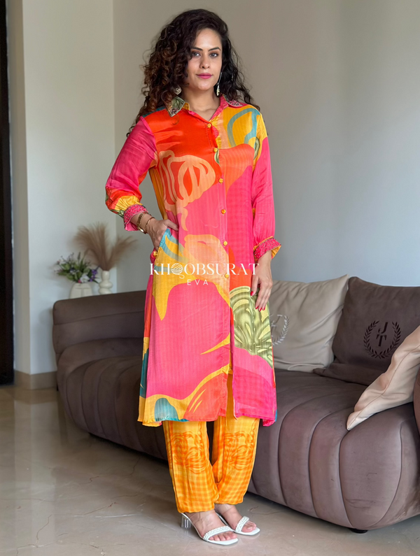 Indian Wedding Sequin Kurta Set