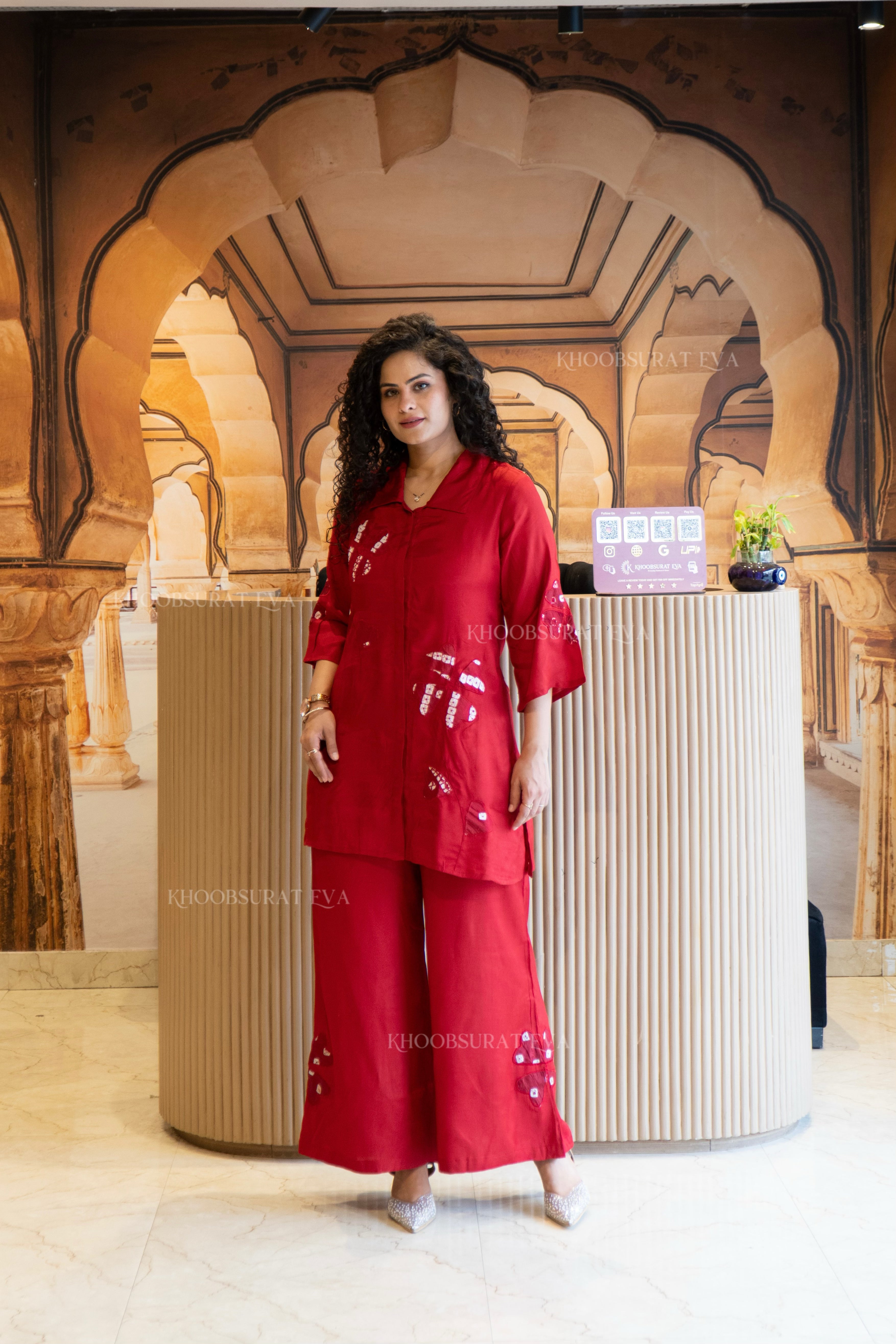 JAIPUR BANDHEJ COORD SET