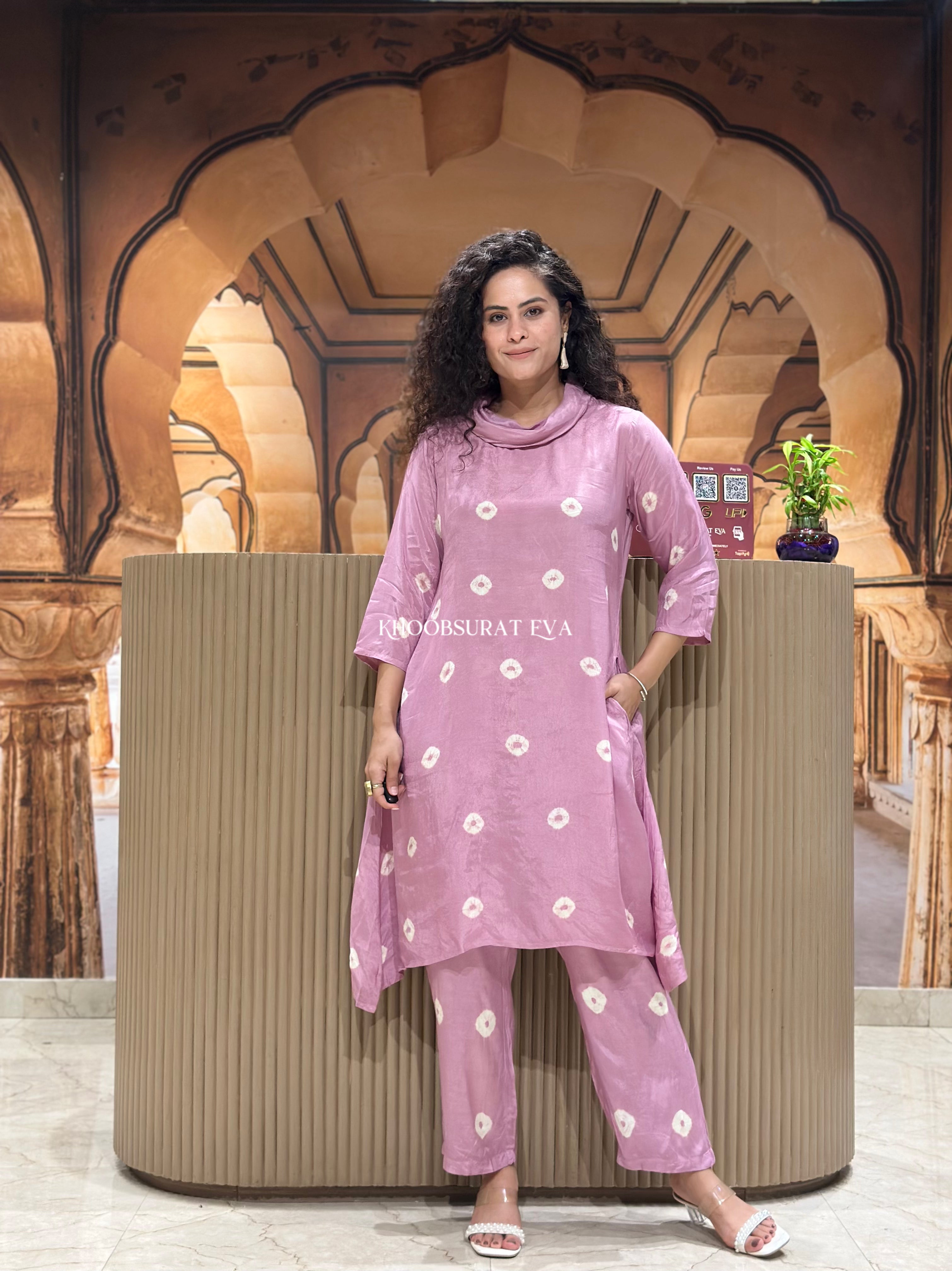 Pinkissimo Lilac Coord Set