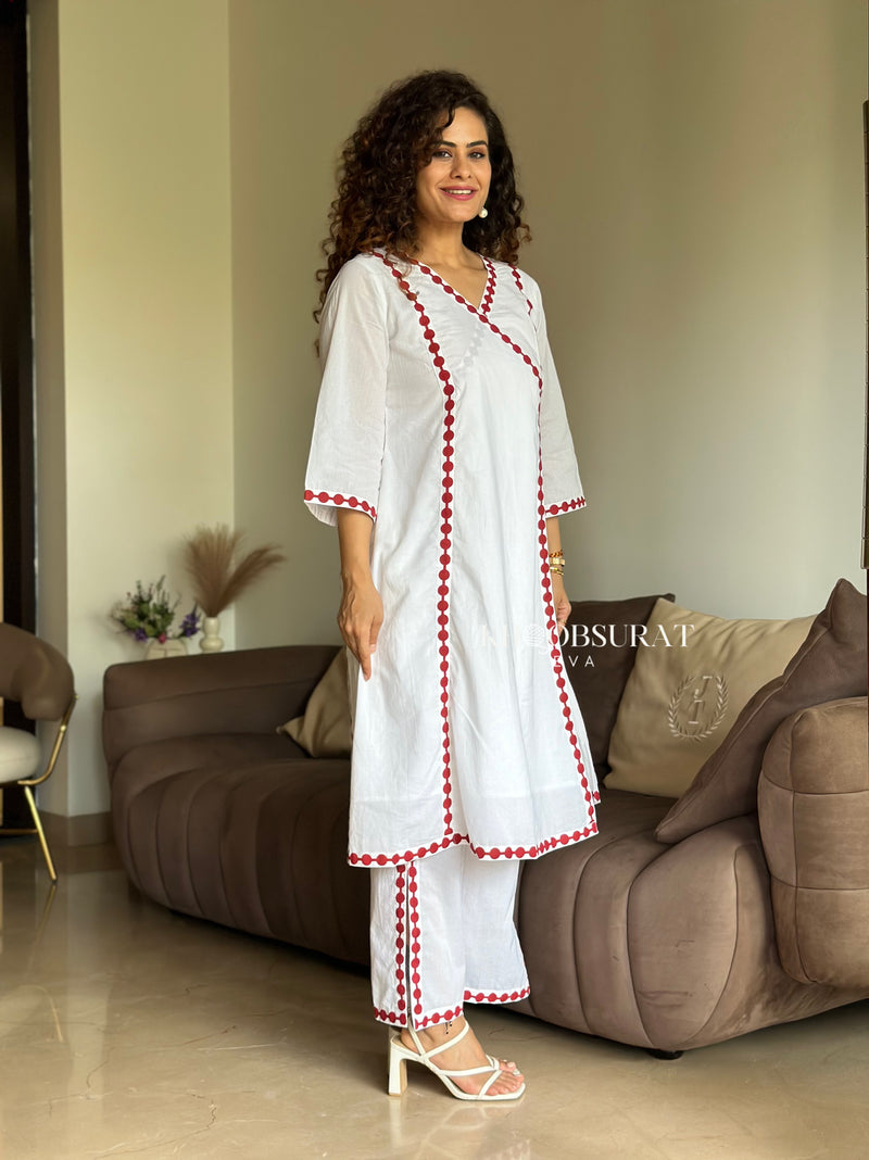 Layered Cotton Love Kurta Set