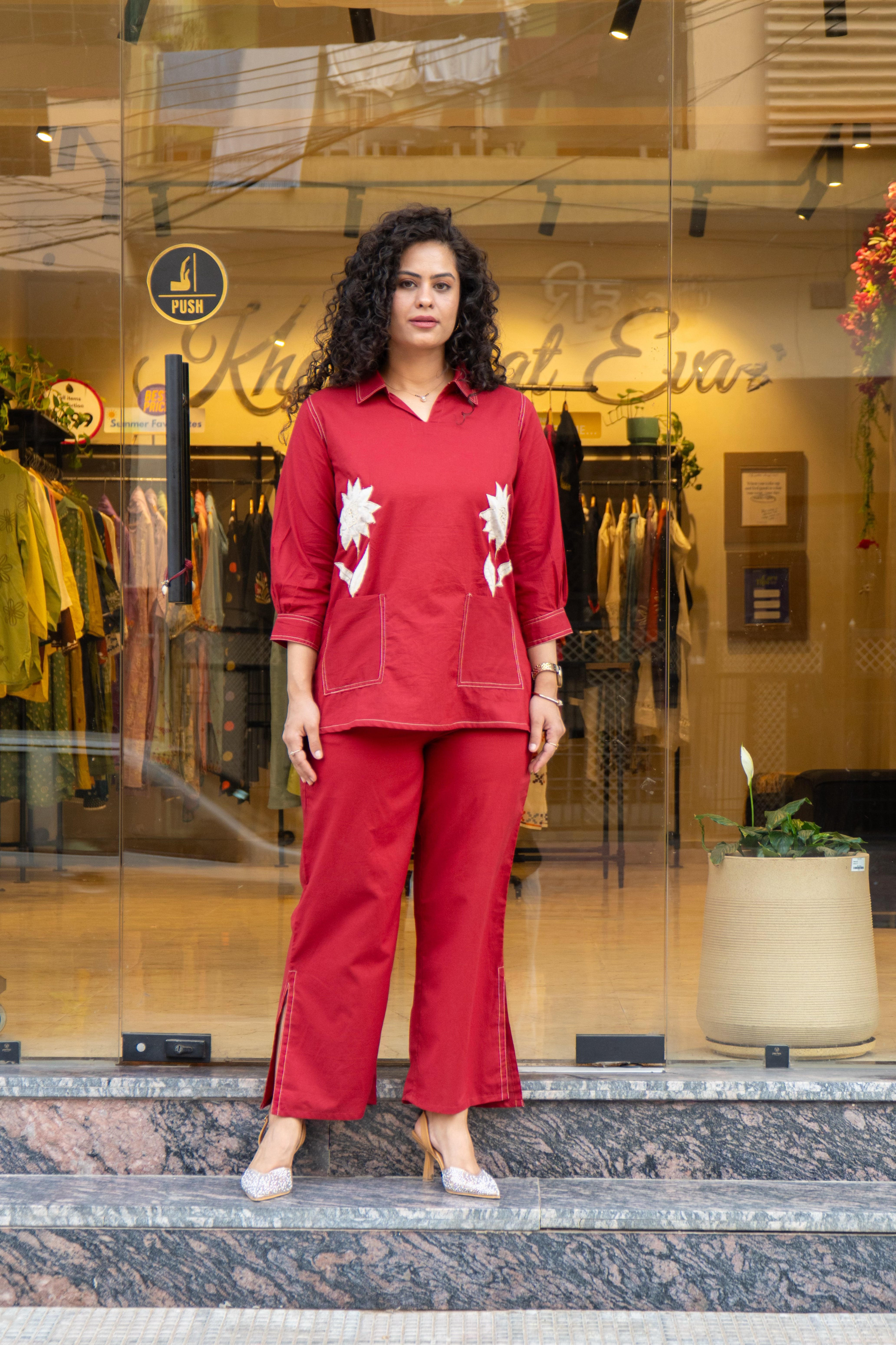 SONIYA COTTON COORD SET
