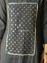 Glowy Fox Black Sequin Kurta Set