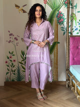 Mantra Lavender Sequin Kurta Set