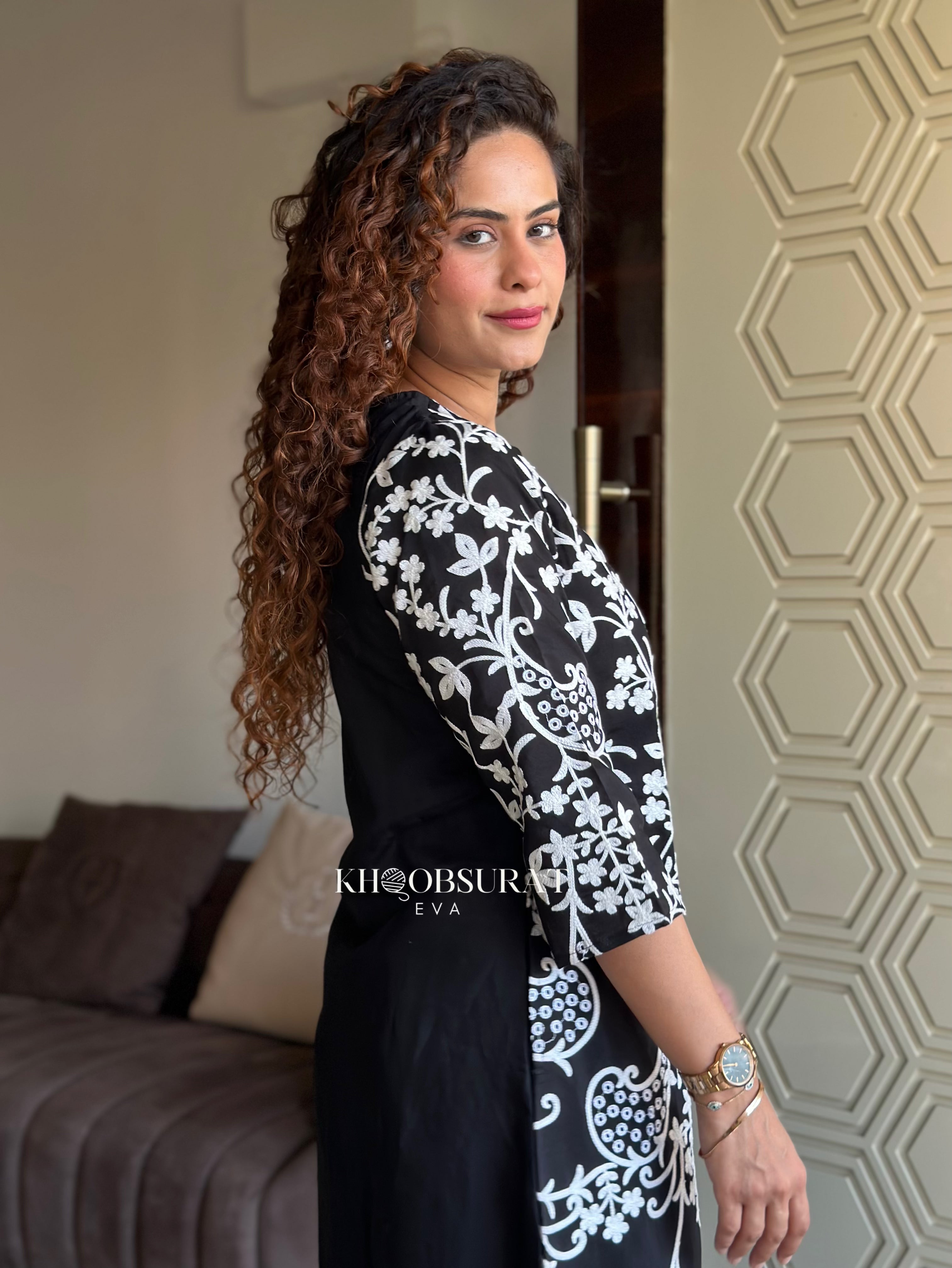 Gauri Silk Black Co-ord Set