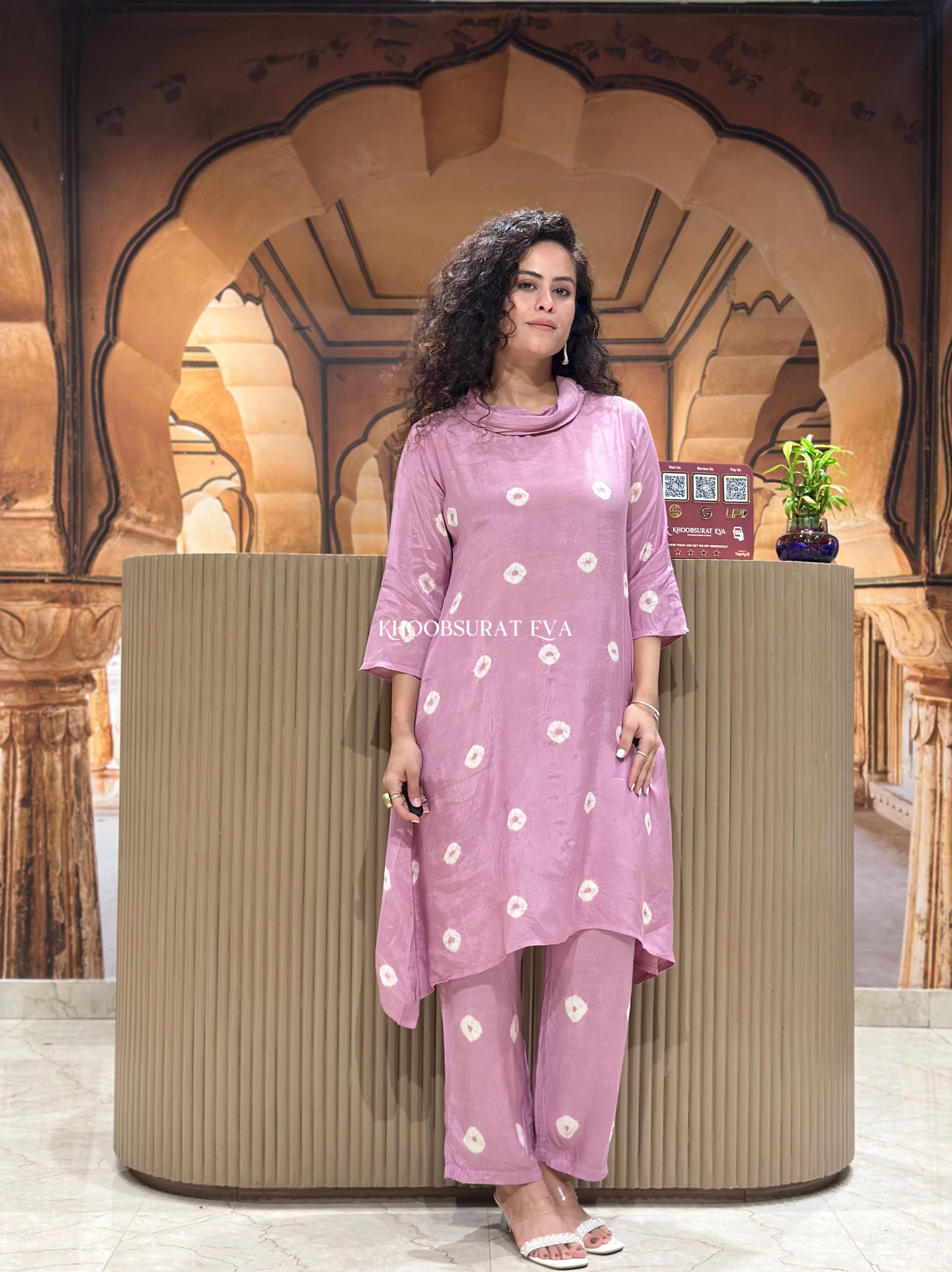 Pinkissimo Lilac Coord Set