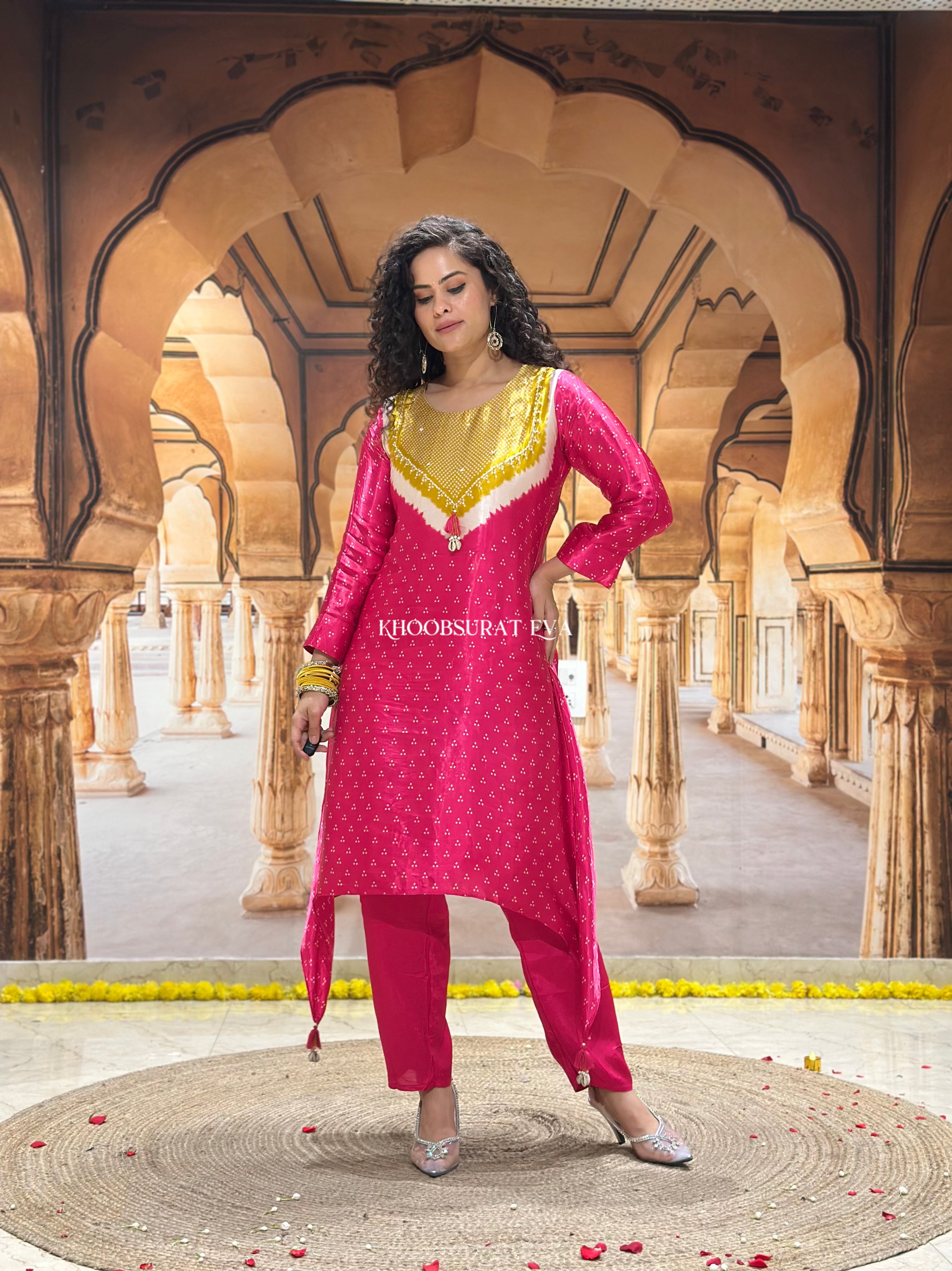 Mahreen Fusion Kurta Set