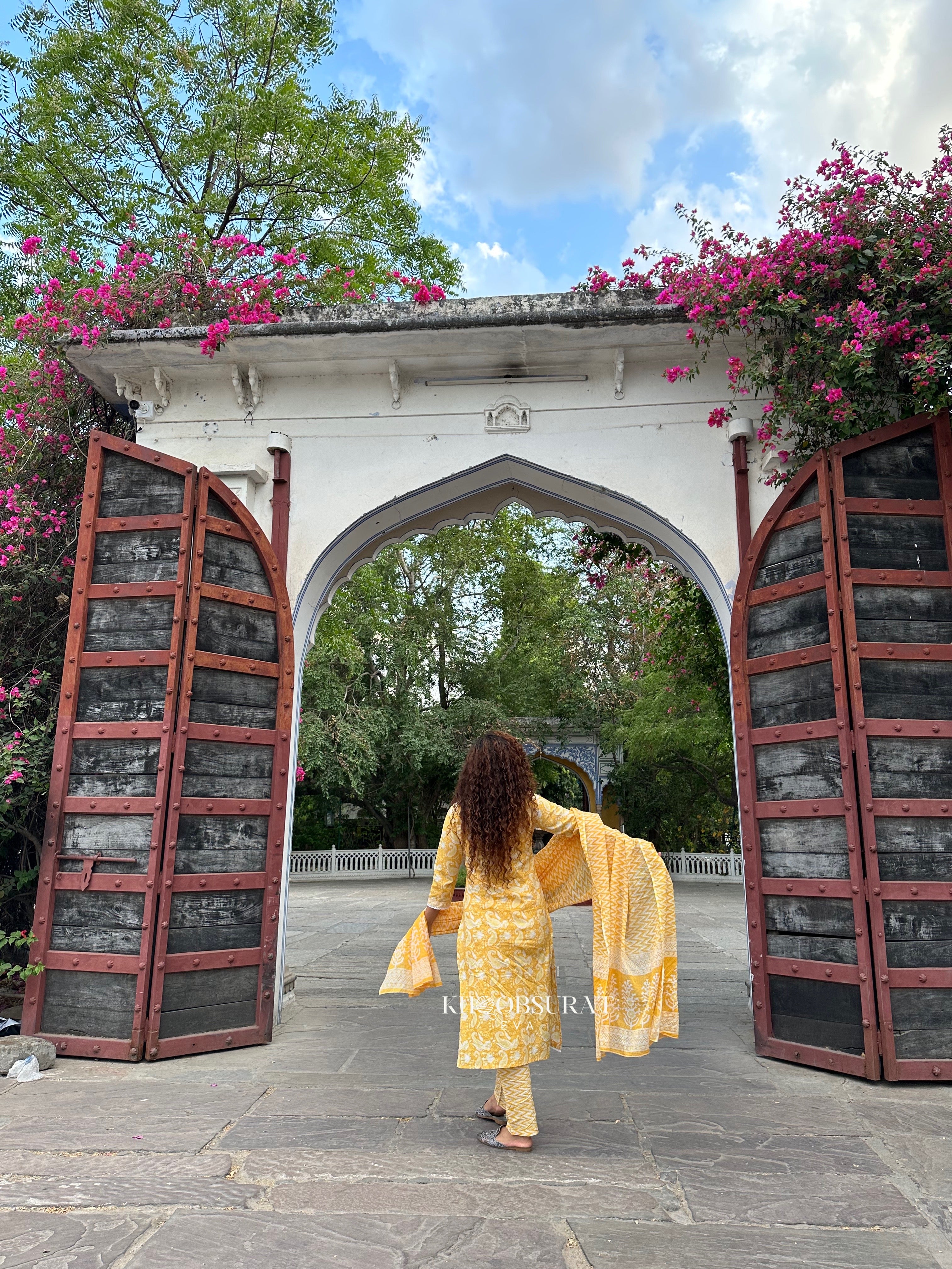 Sunflower Yellow Kurta Suit Set