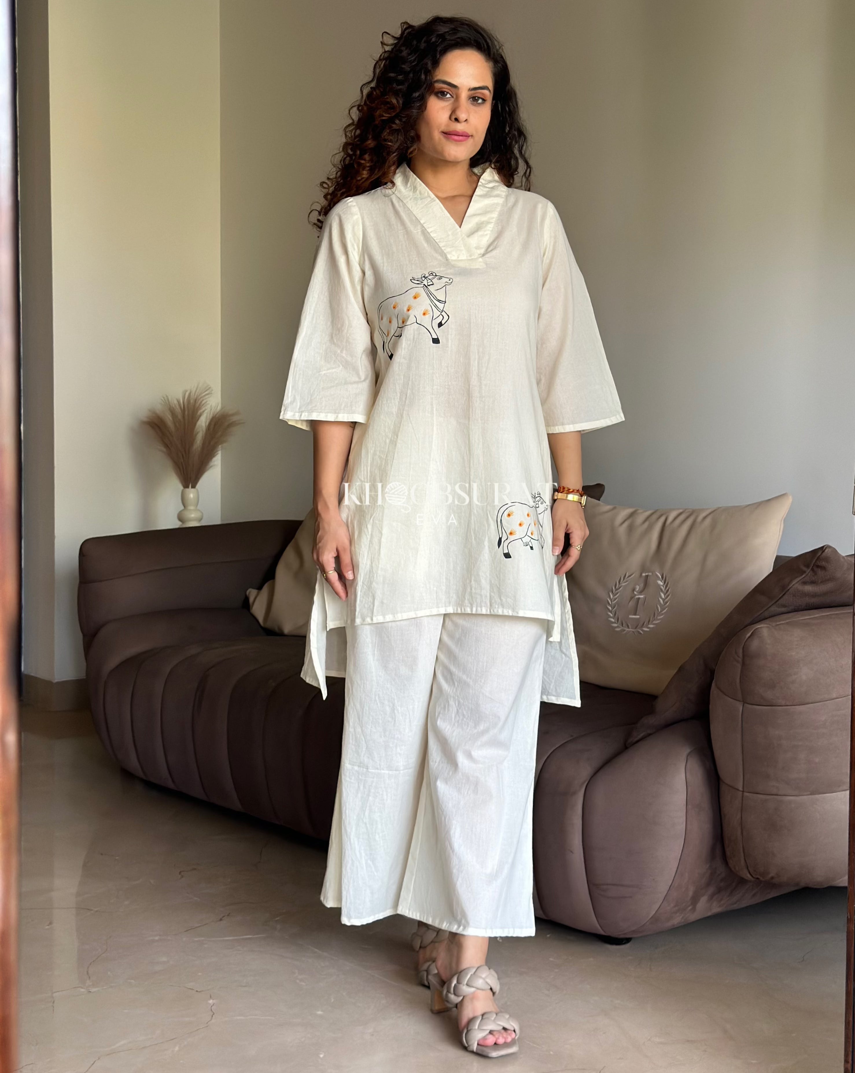 Sufi Soul White Kurta Set