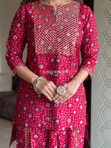 Riddhi Pink Festive Wear Coord Set 