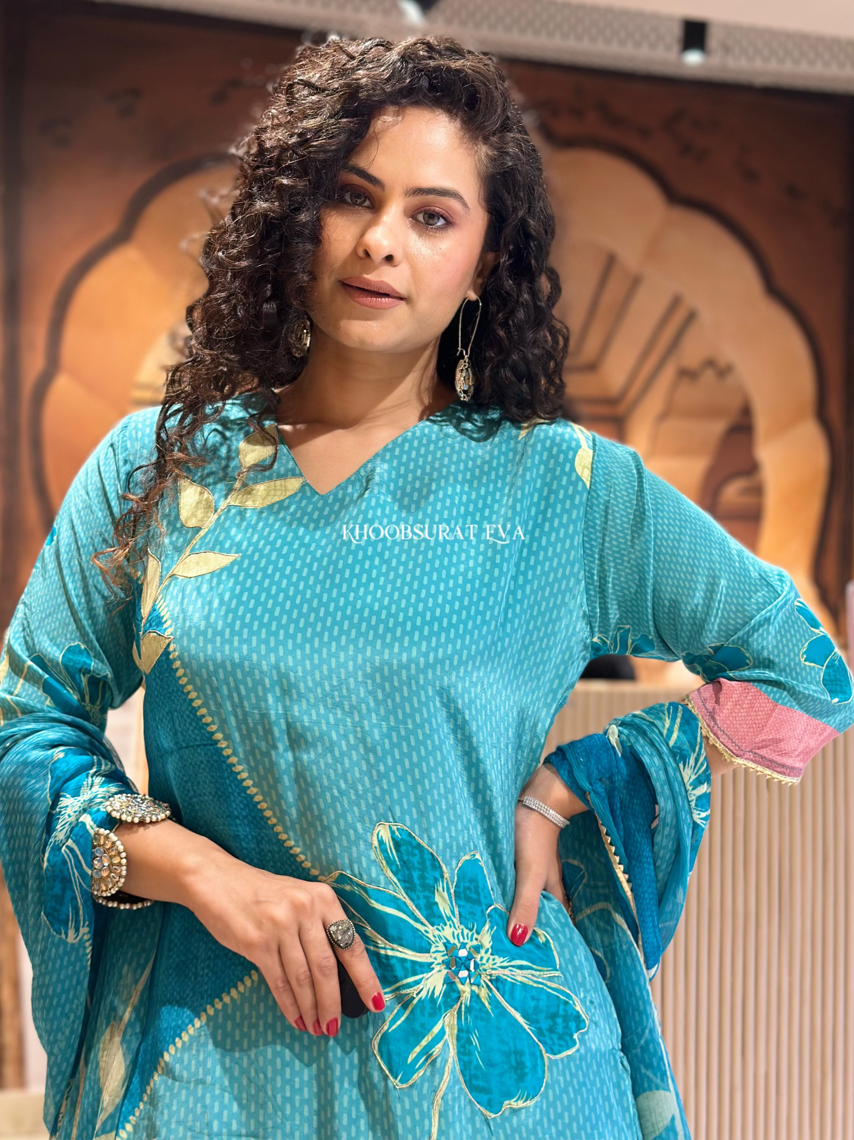 Rukmini Festive Dupatta Set