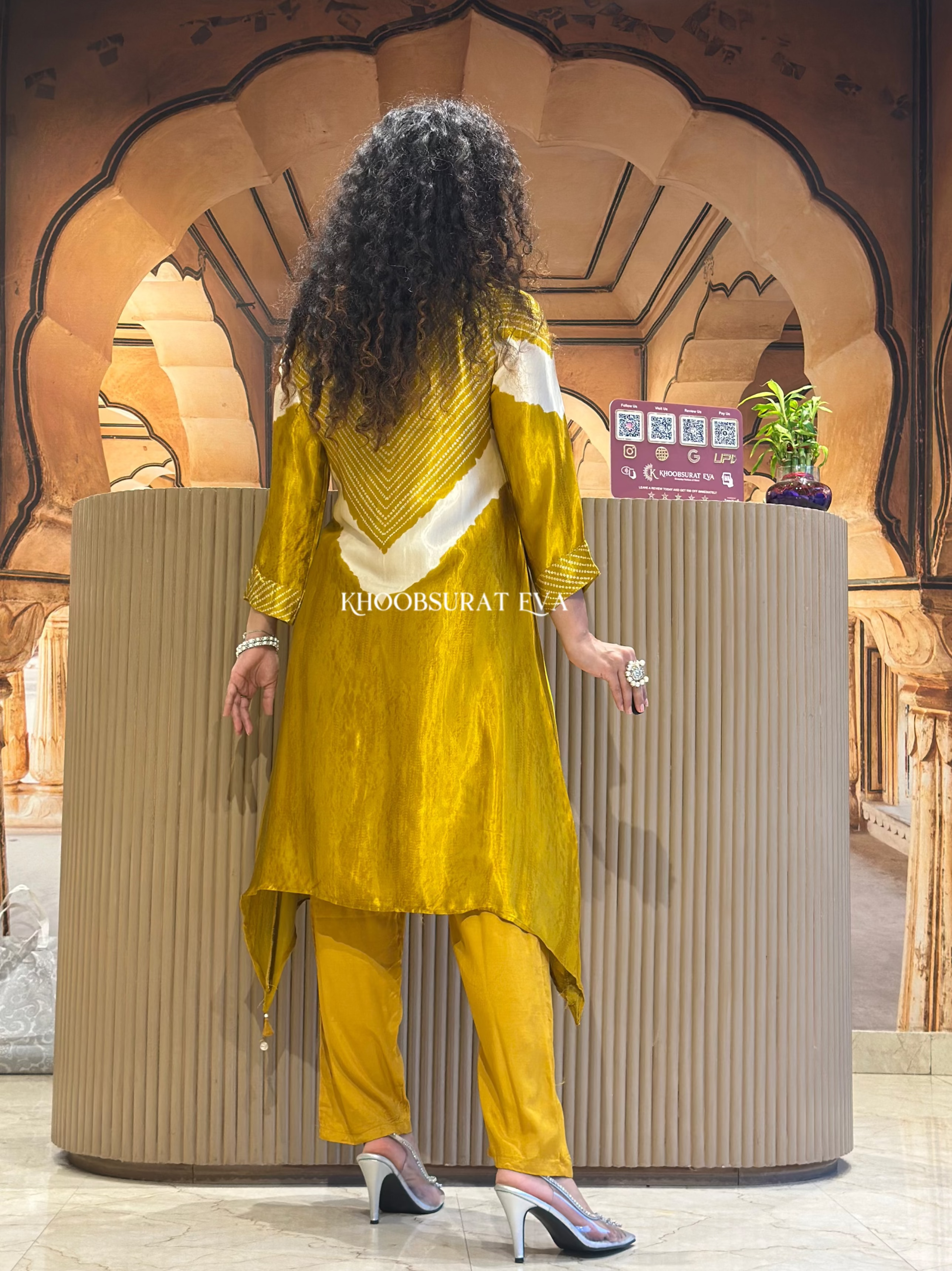 Luxe Look Yellow Kurta Set