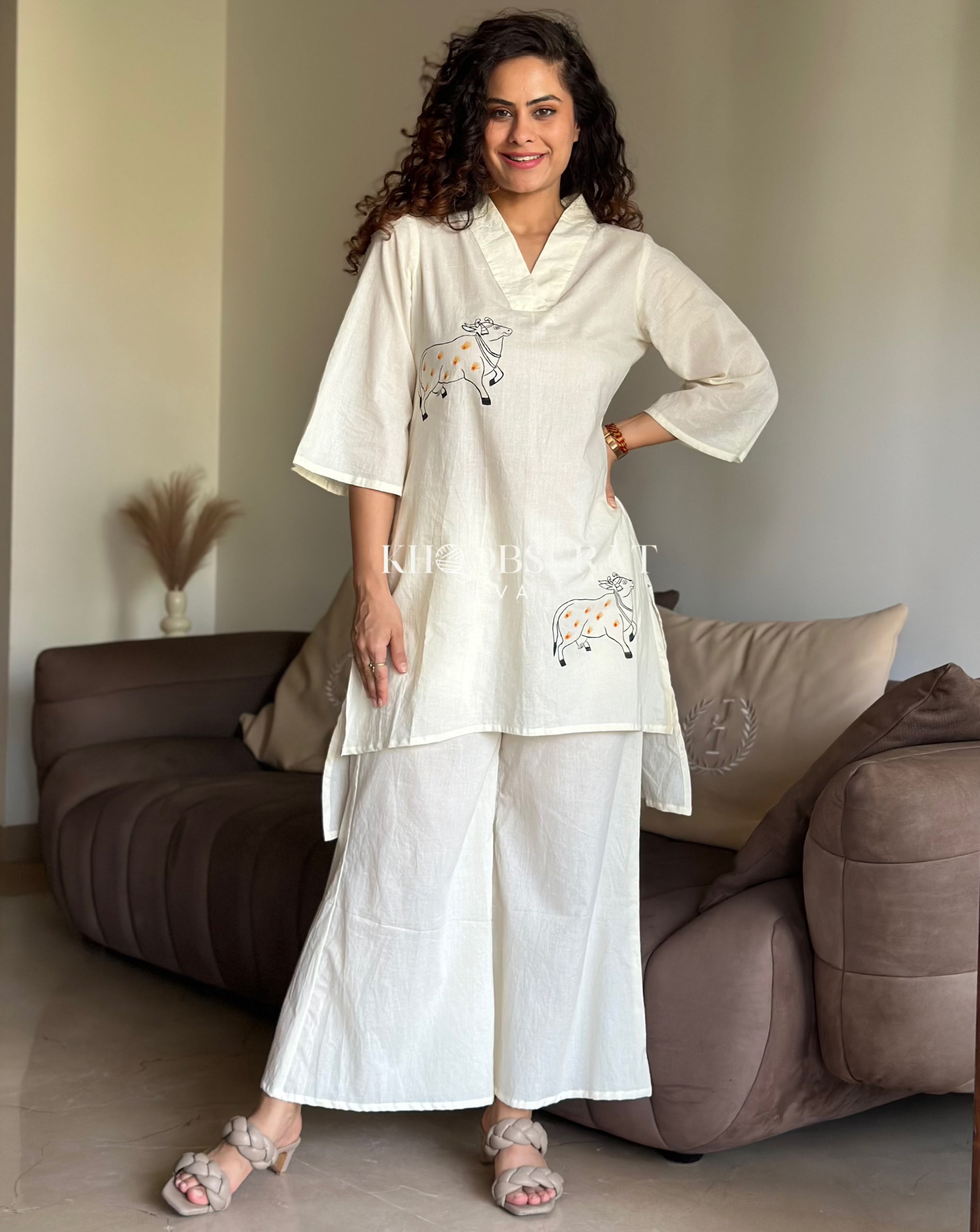 Sufi Soul White Kurta Set