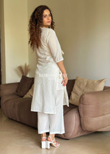 Bohemian Bliss White Kurta Set