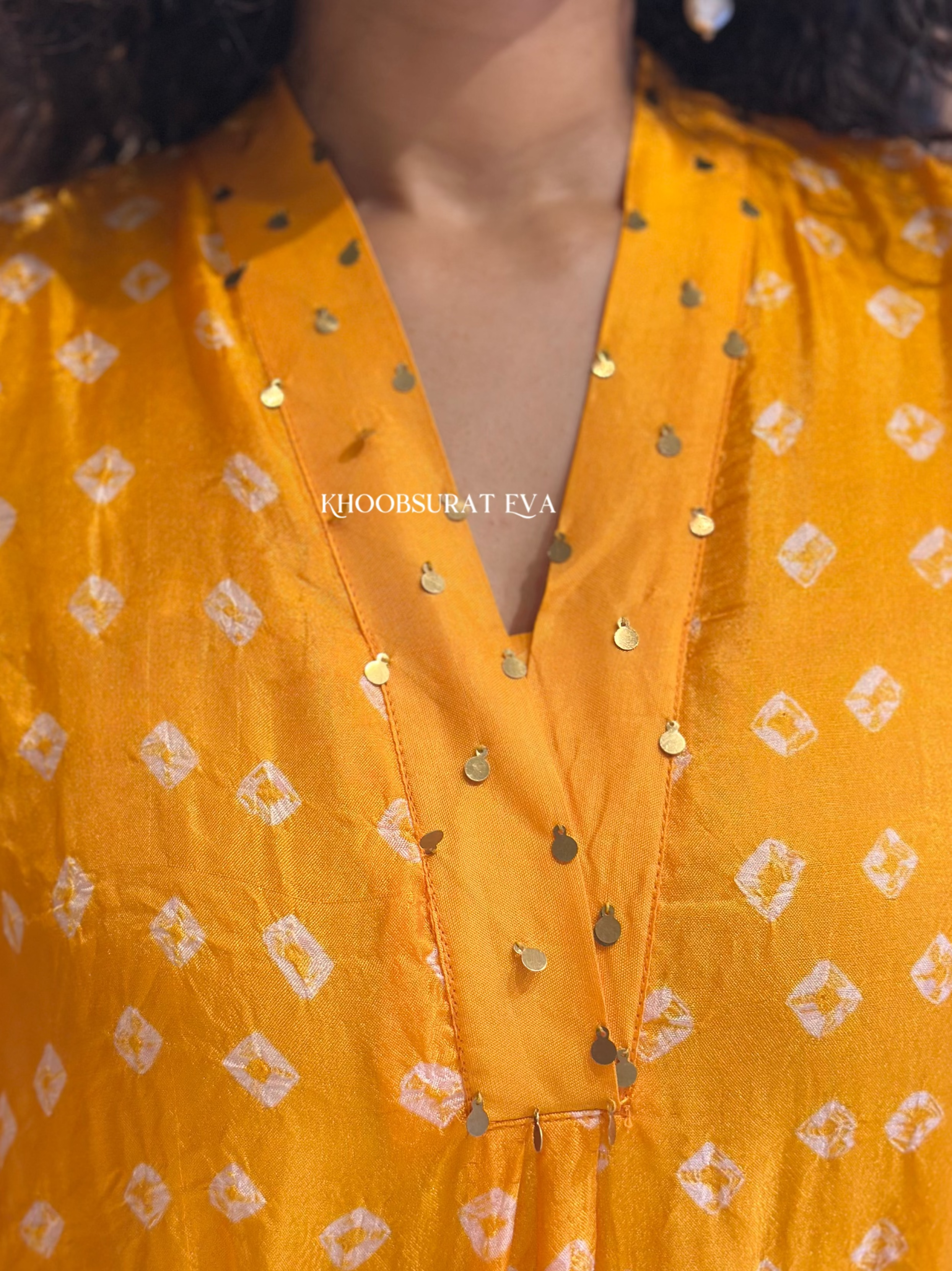  Amber Palace Bandhej Palazzo Set 