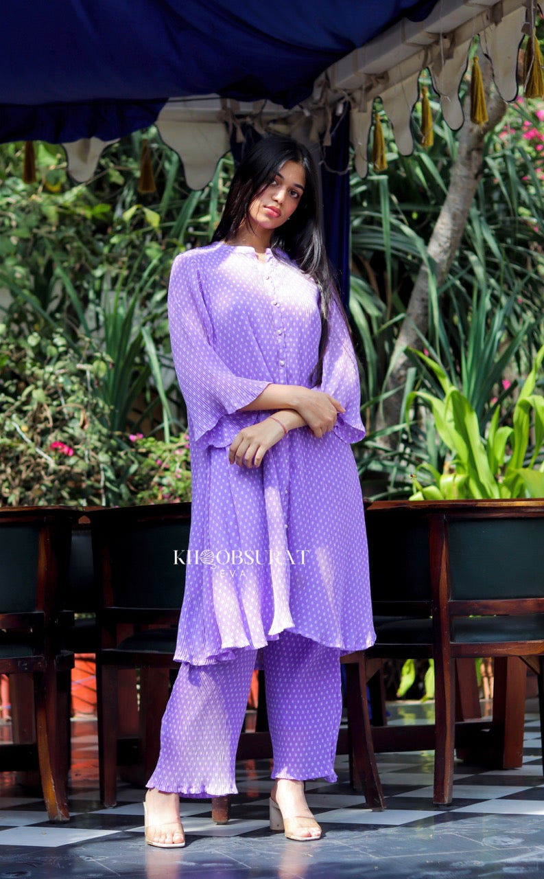 PURPLE COORDINATE SET women