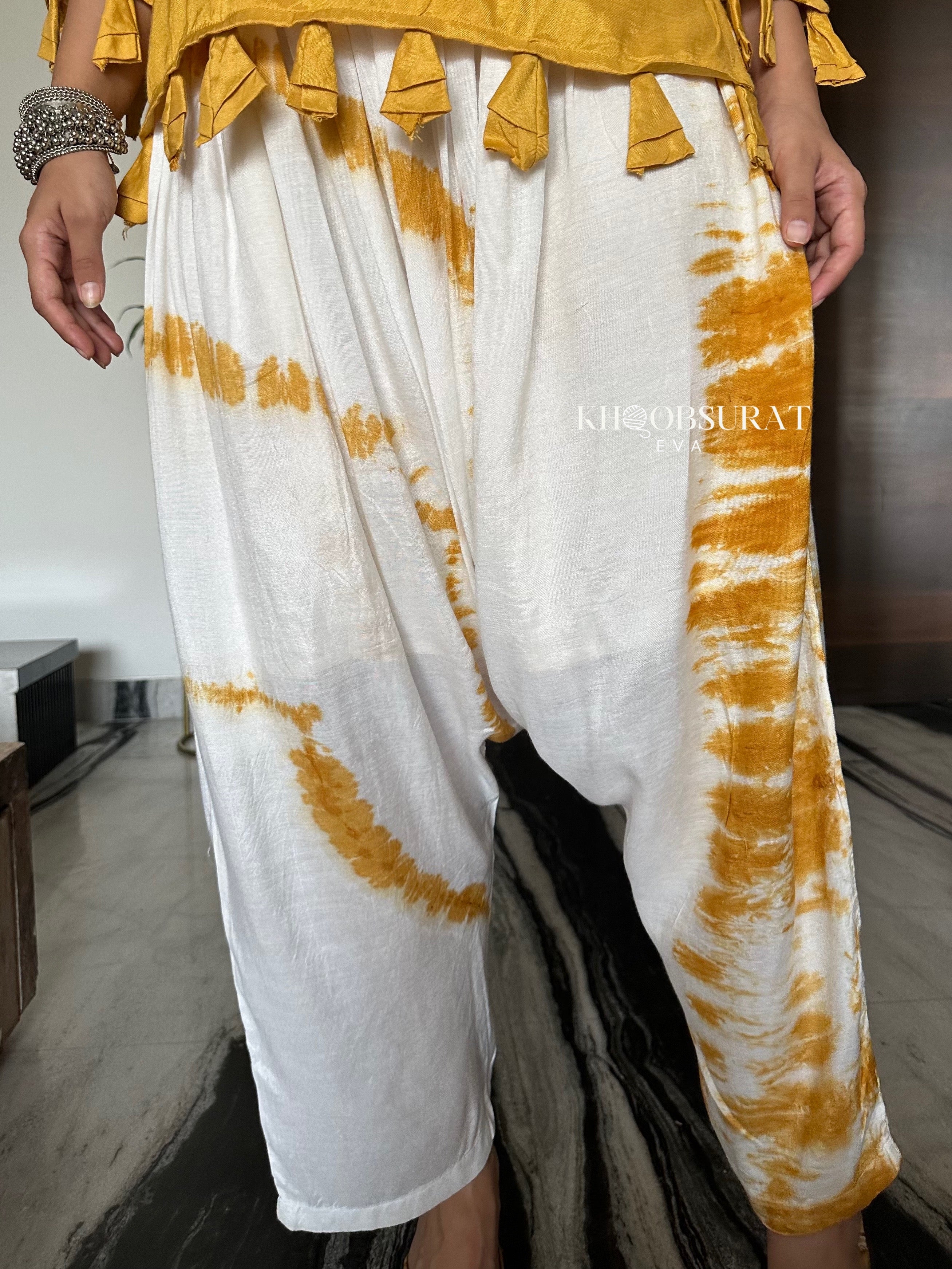 Shakti Yellow Kurta and Tulip Pants