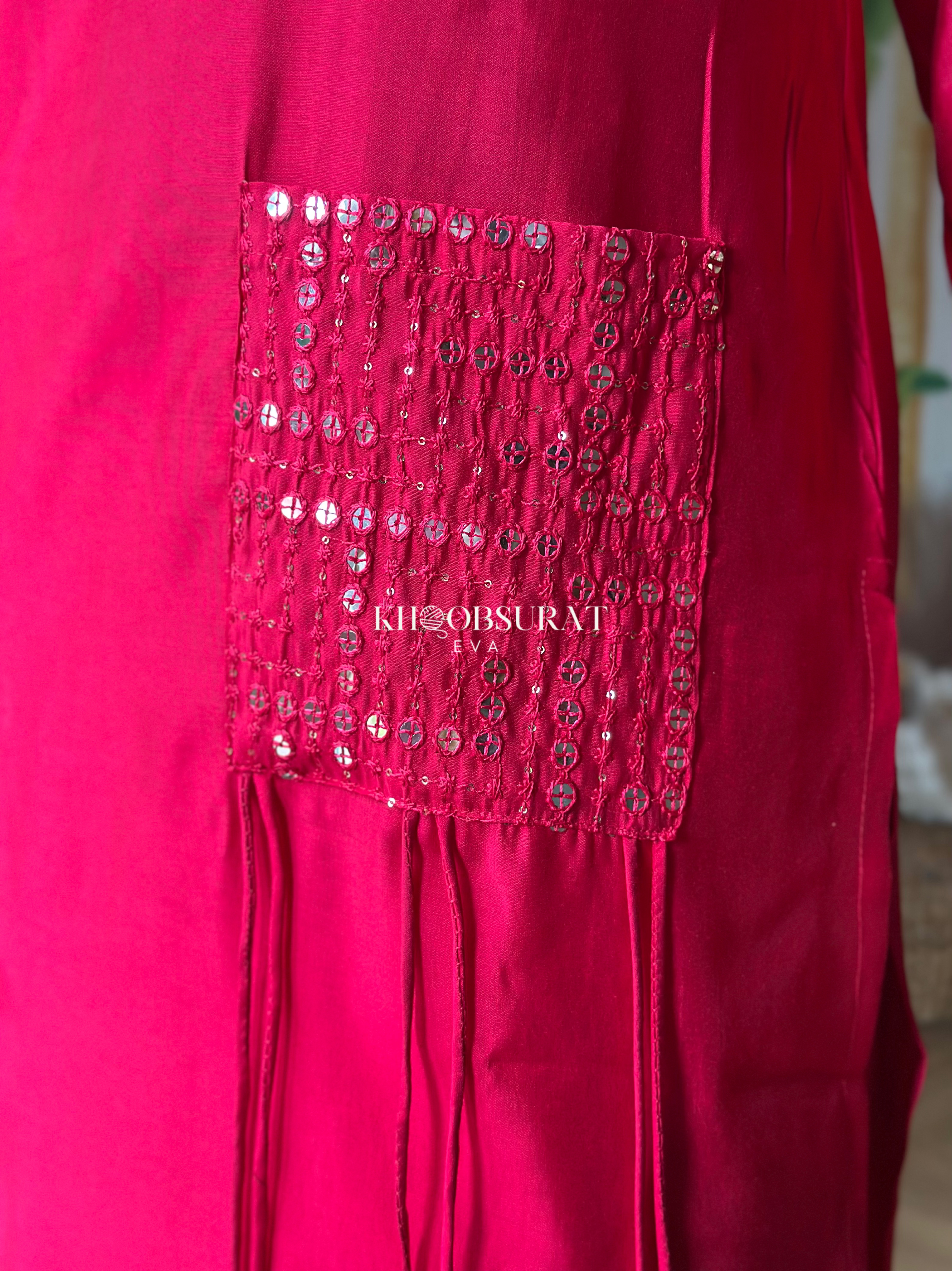 Bollywood Style Red Kurta Set