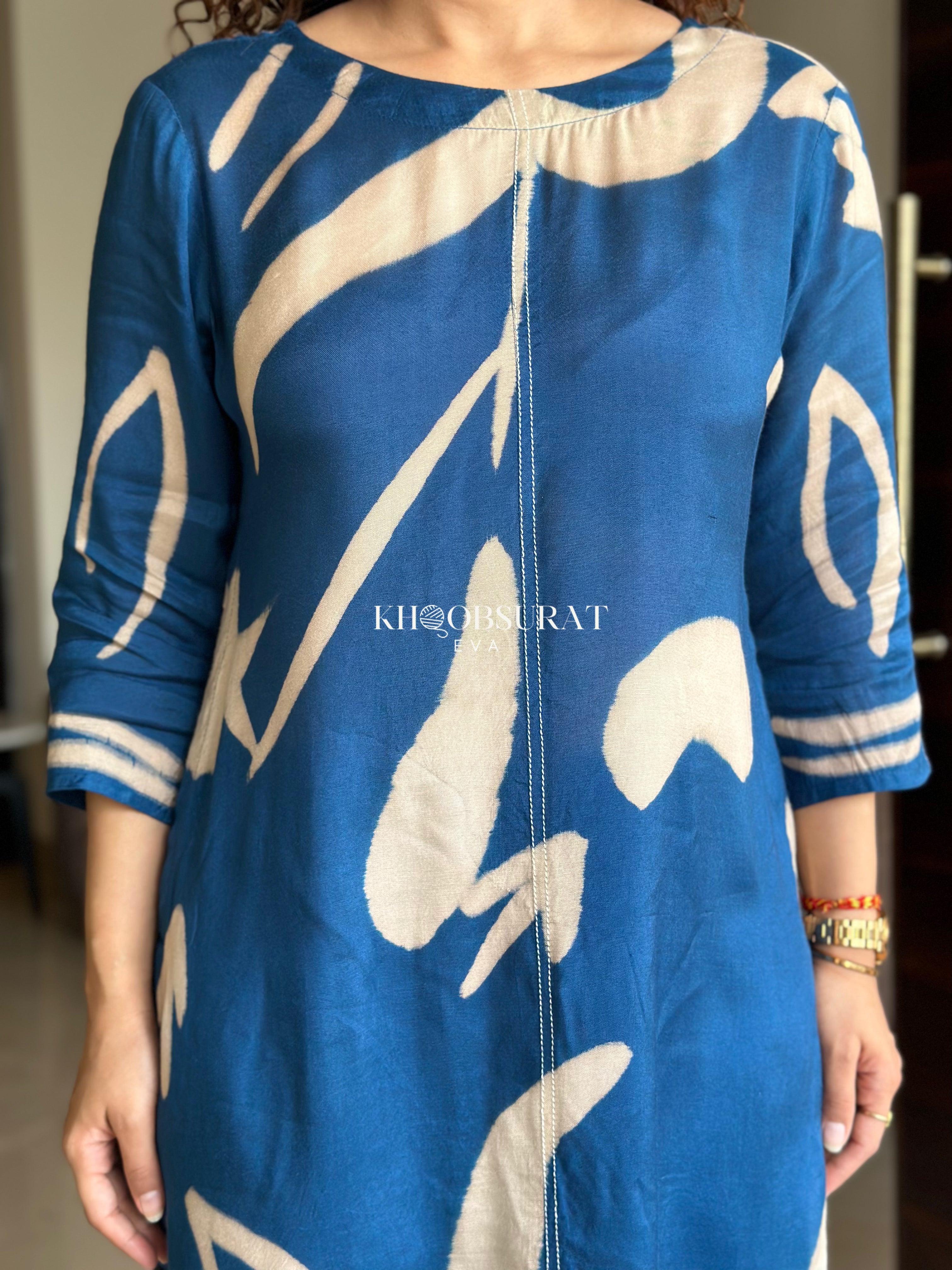 Sapphire Bliss Blue Kurta Set