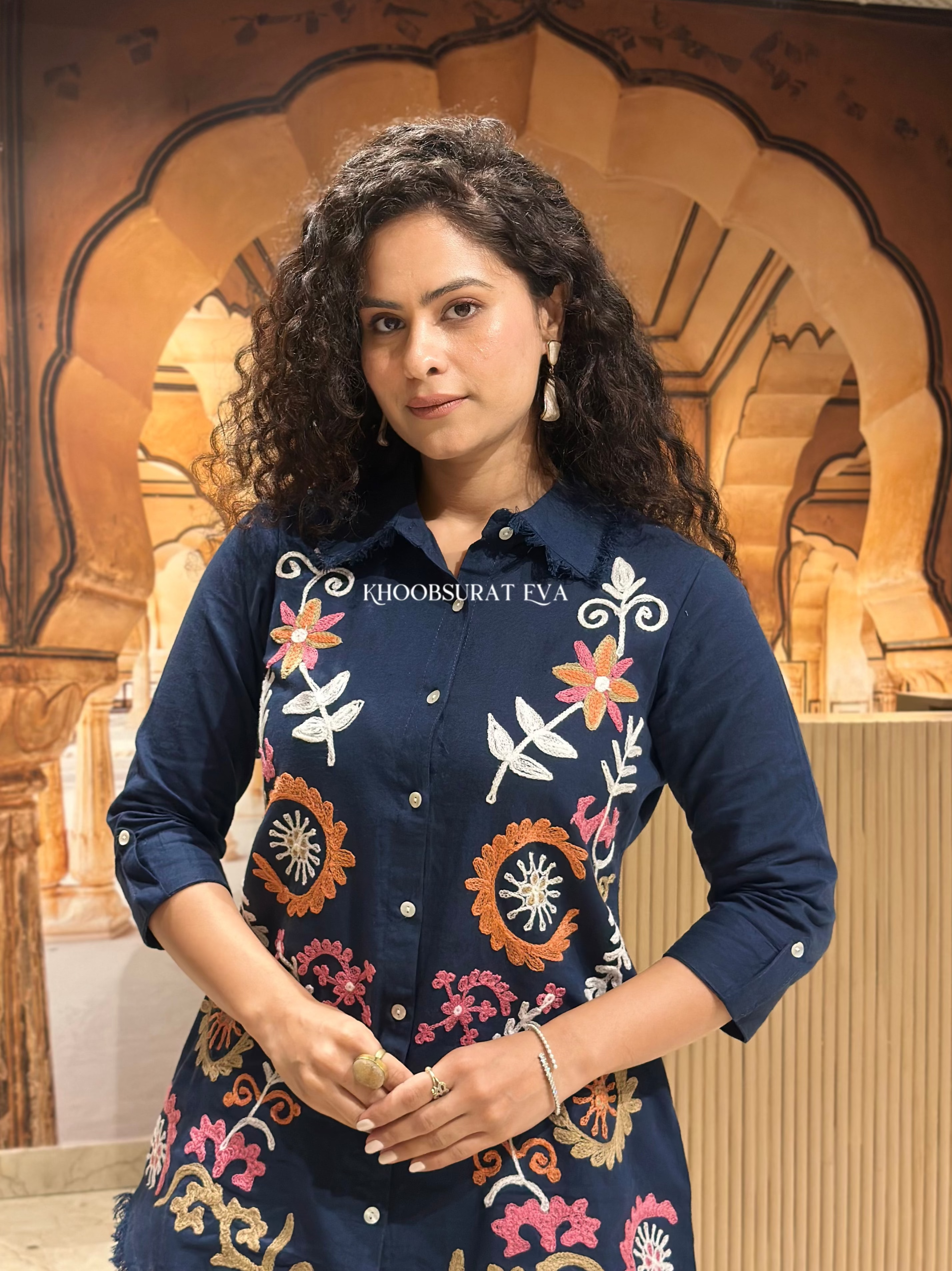 Sapphire Bloom Coord Set