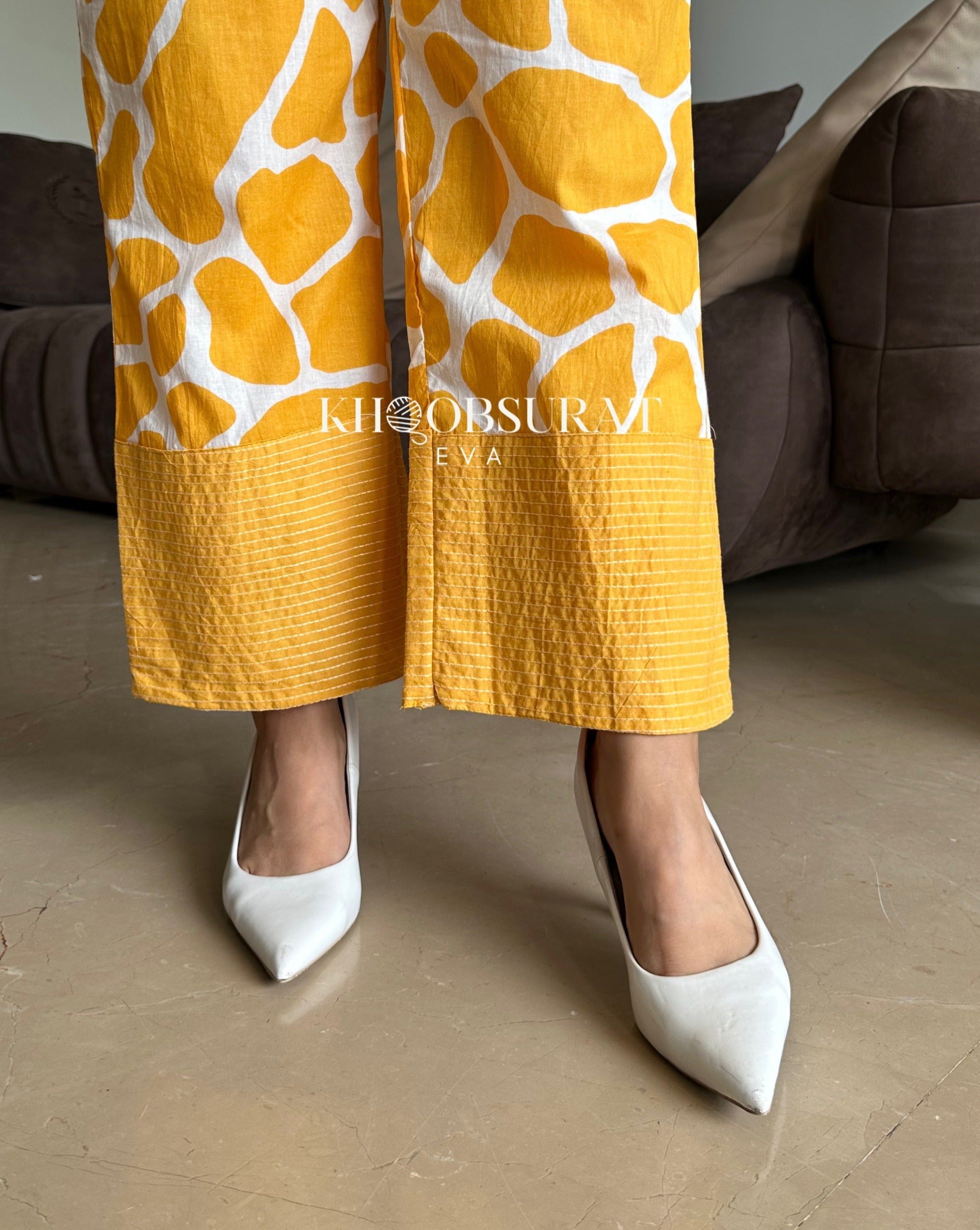 Sunshine Chic Yellow 3 Piece Coord Set 