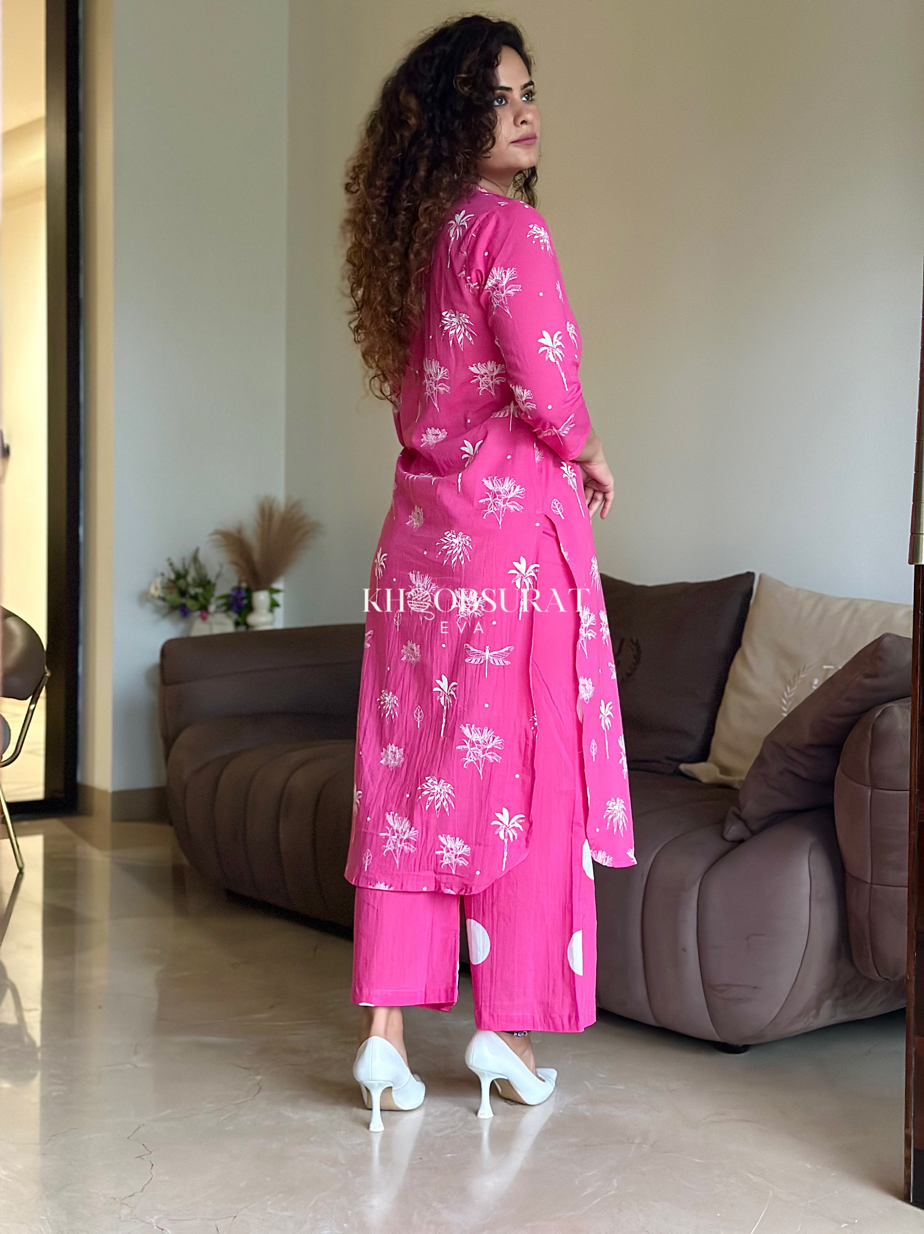 Celebration Chic Pink Kurta Set