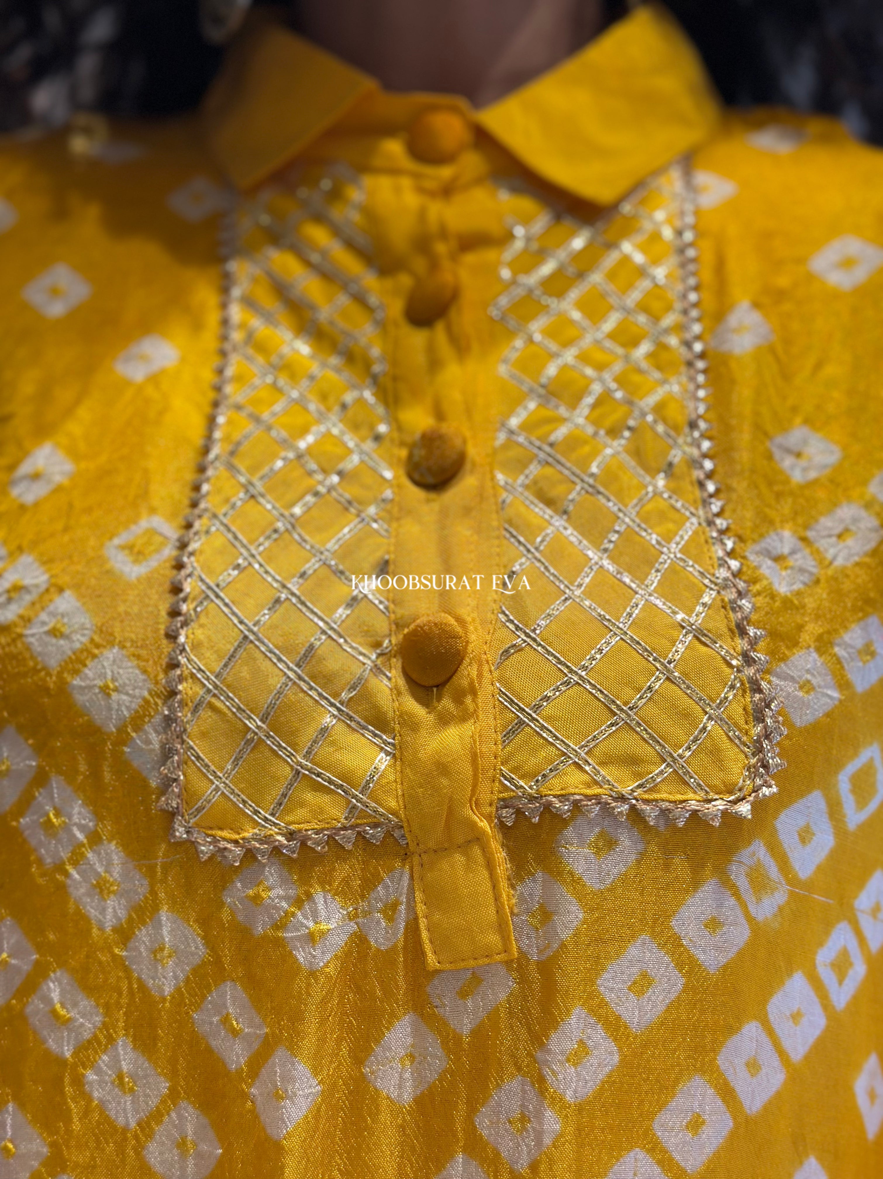 Johri Bazaar Bandhej Palazzo Set