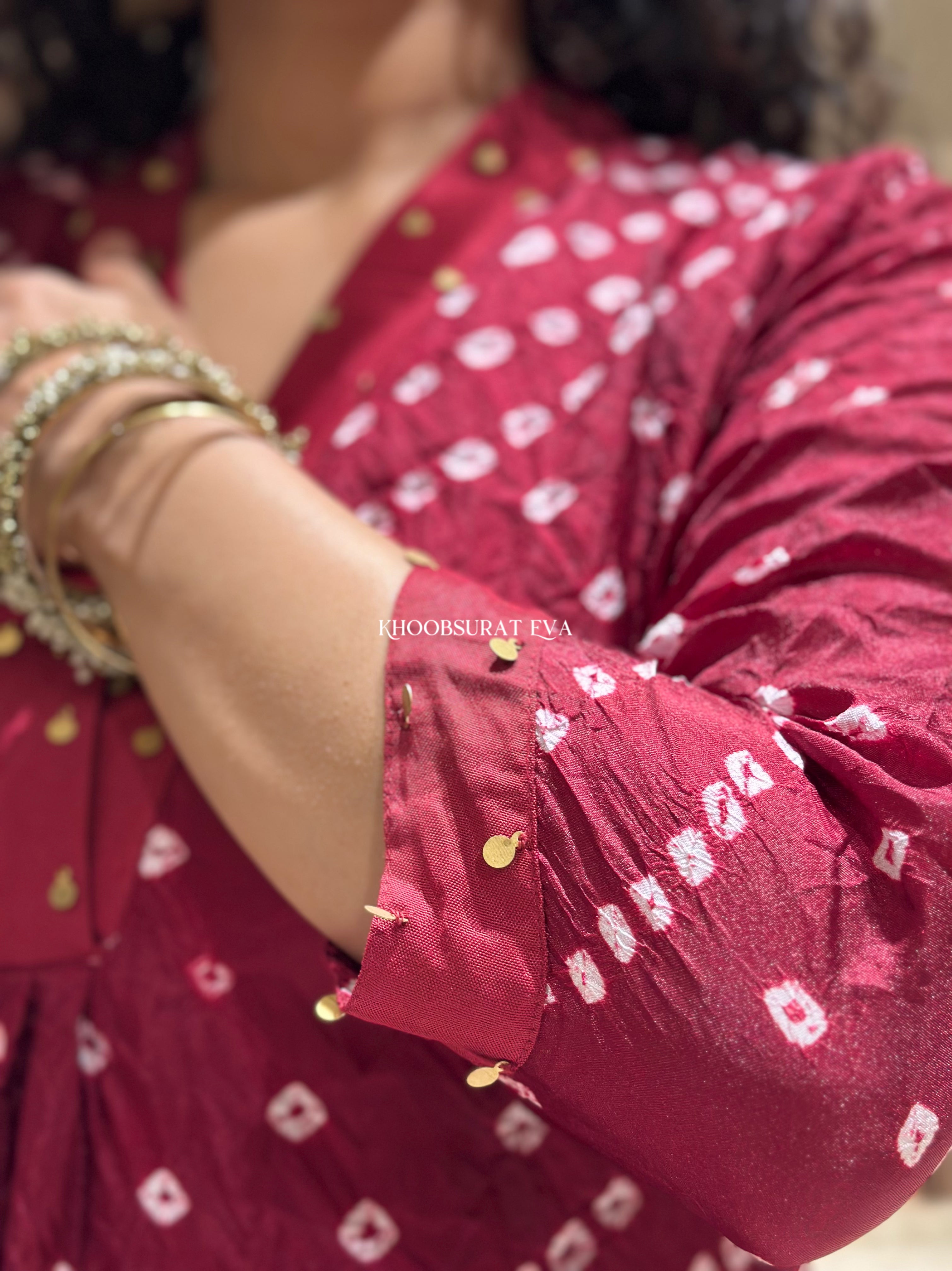 City Palace Red Palazzo Set