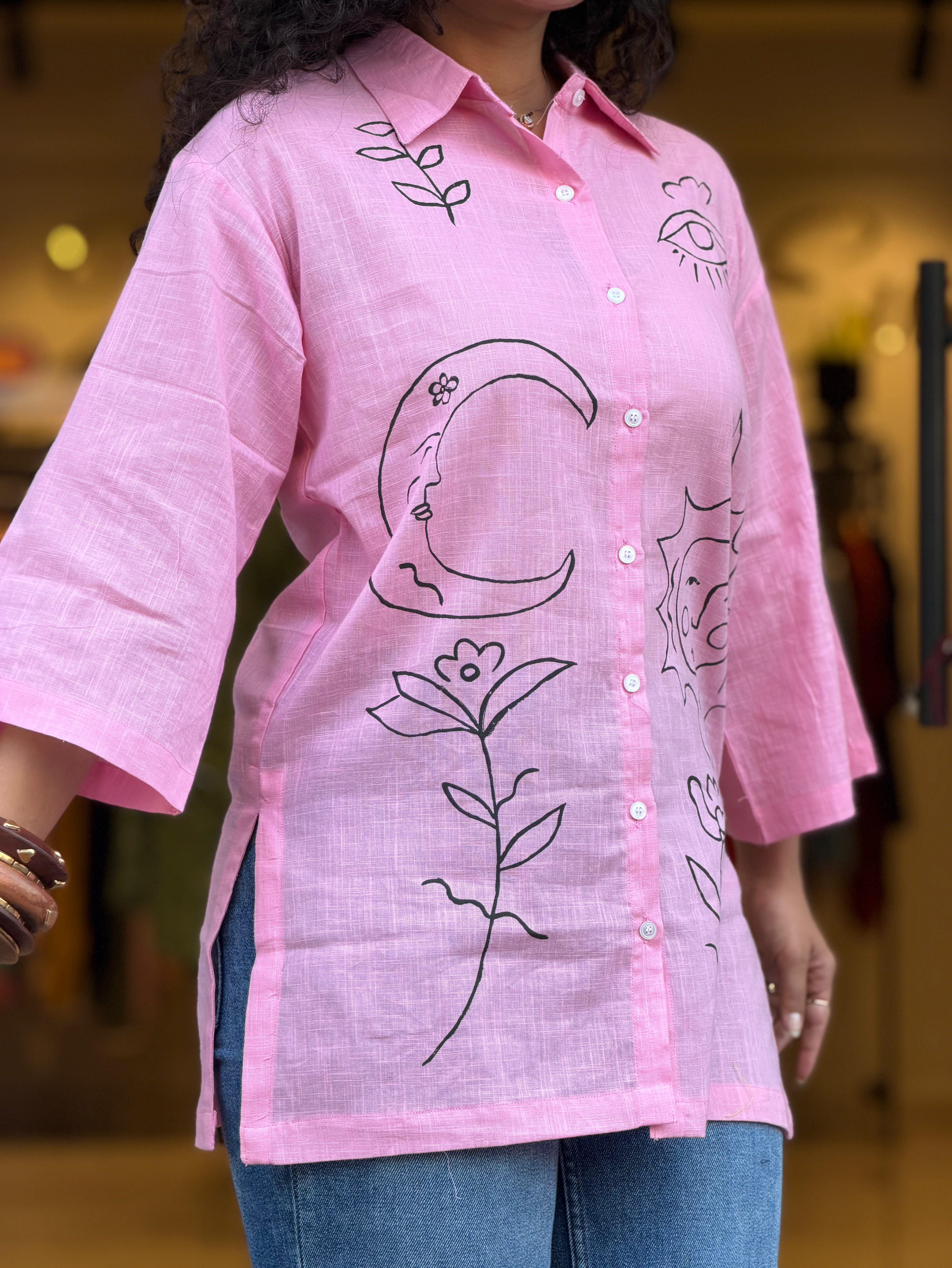 PINK COTTON SHIRTS