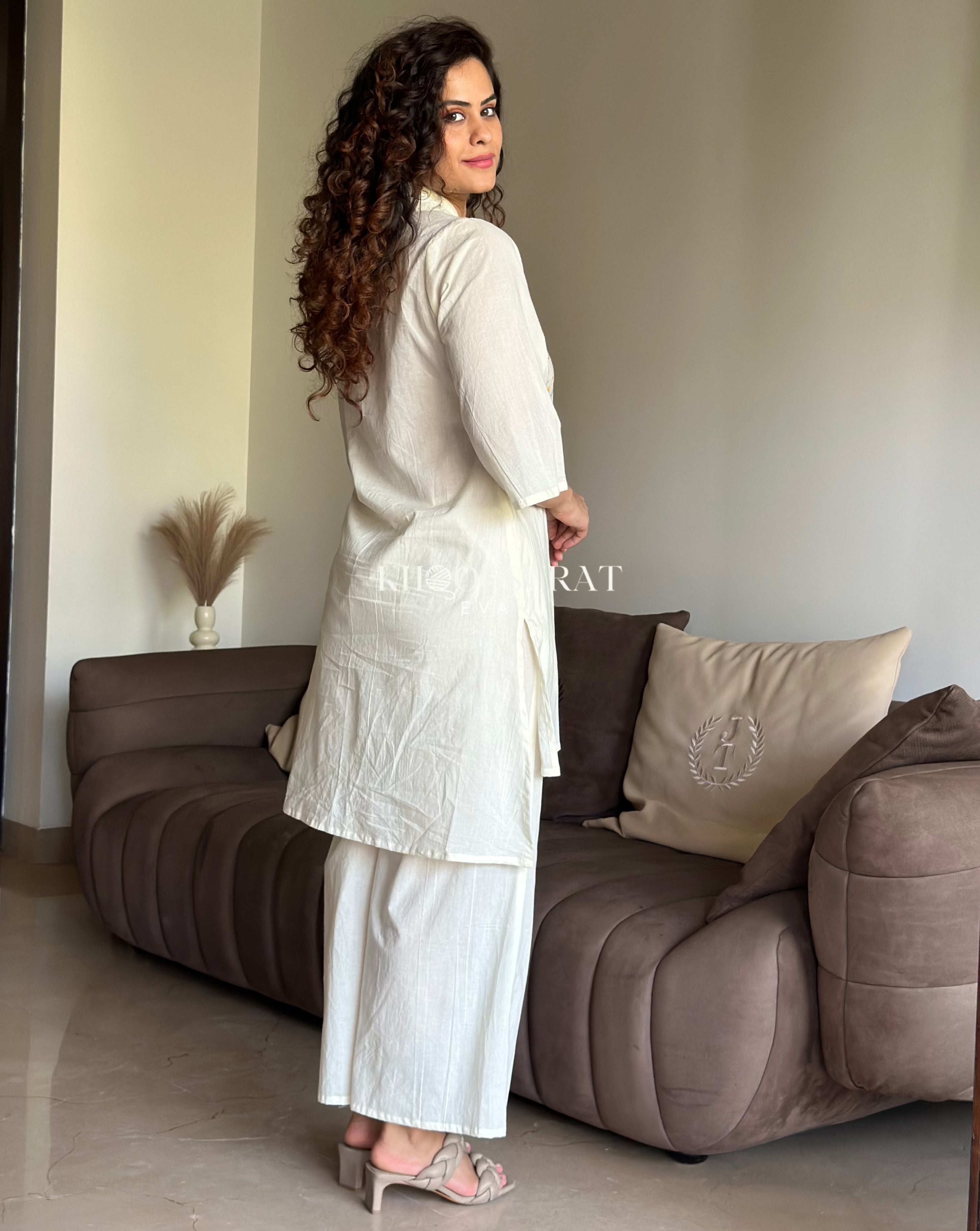 Sufi Soul White Kurta Set