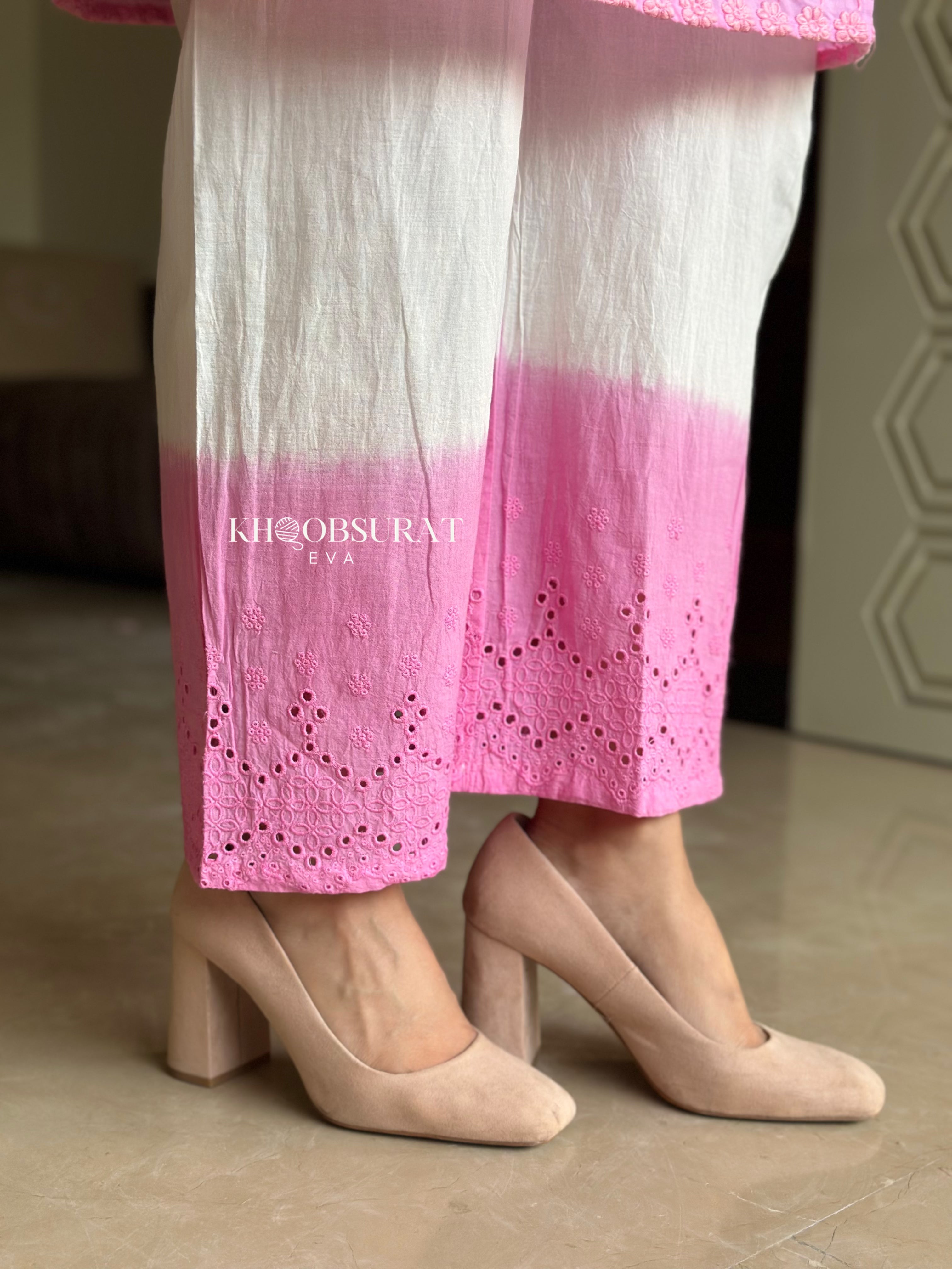 Valentino Pink Kurta Set Media 