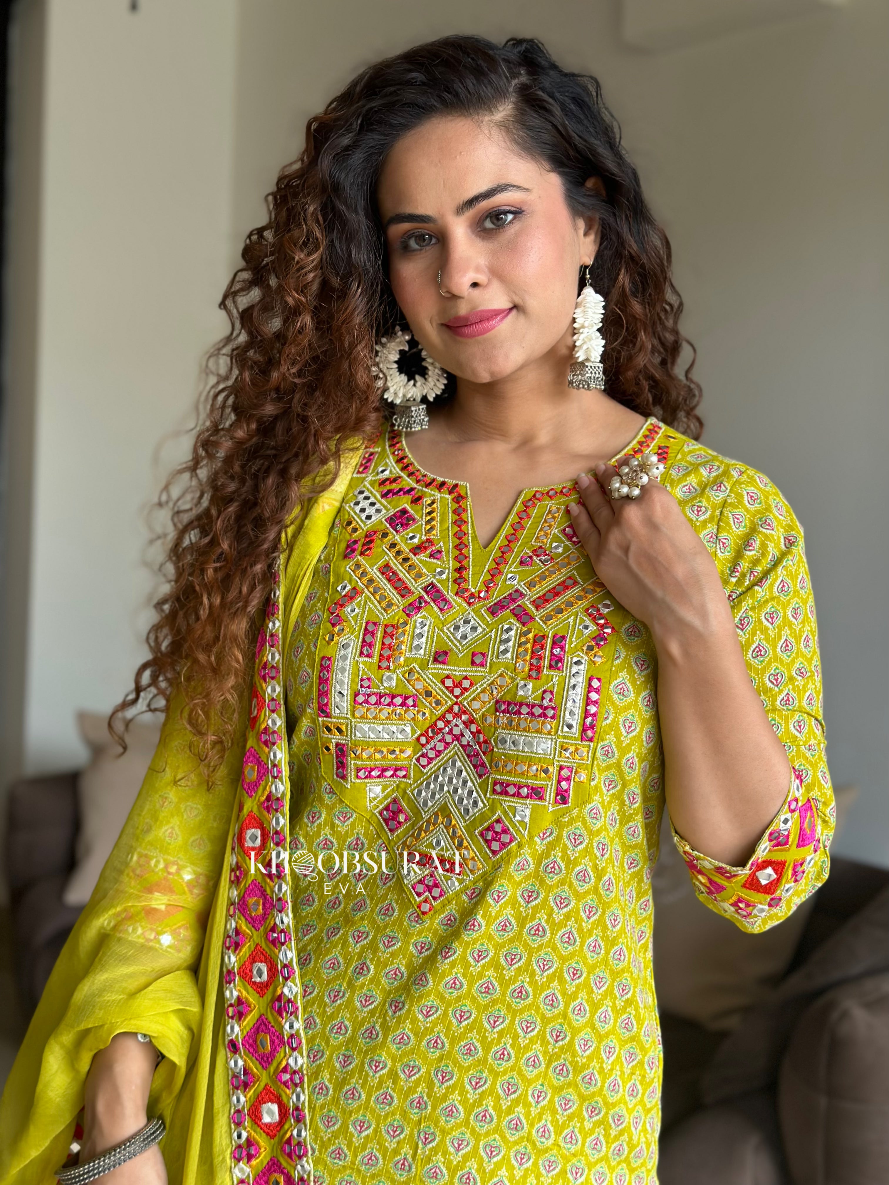 Kalki fashion Kurta With Afghani Salwar 