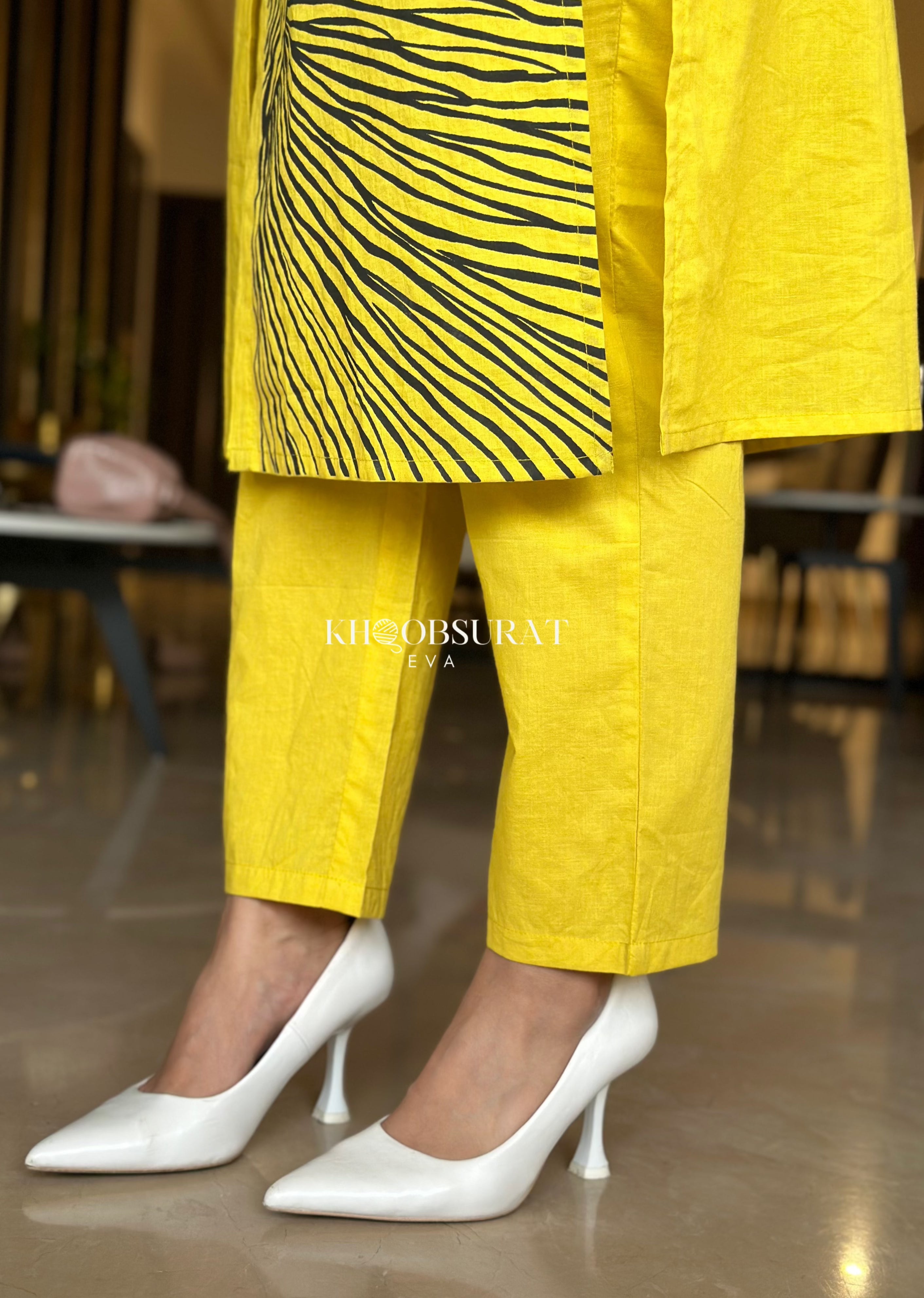 Sun Kissed Style Yellow Kurta Set