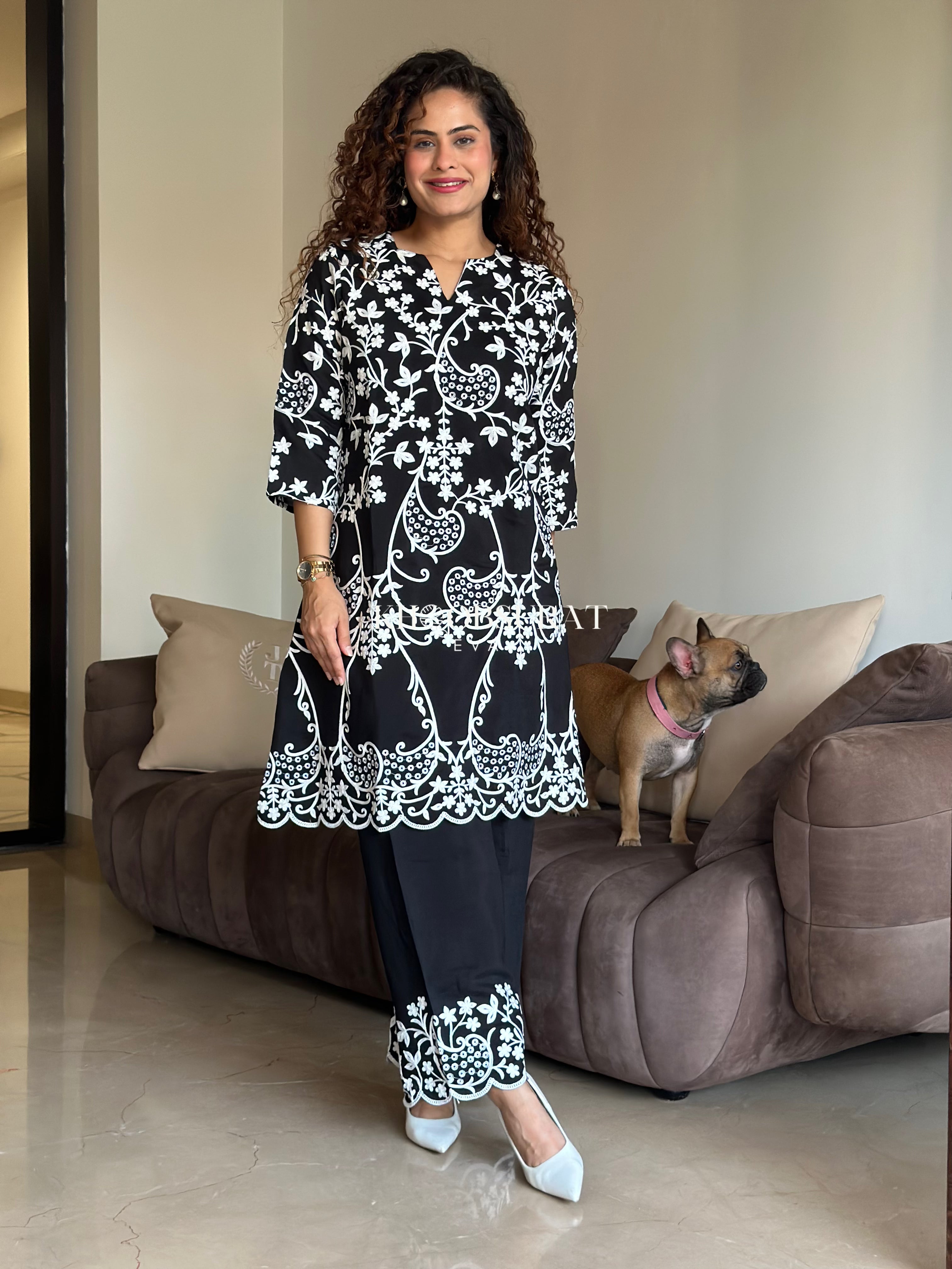 Gauri Silk Black Co-ord Set