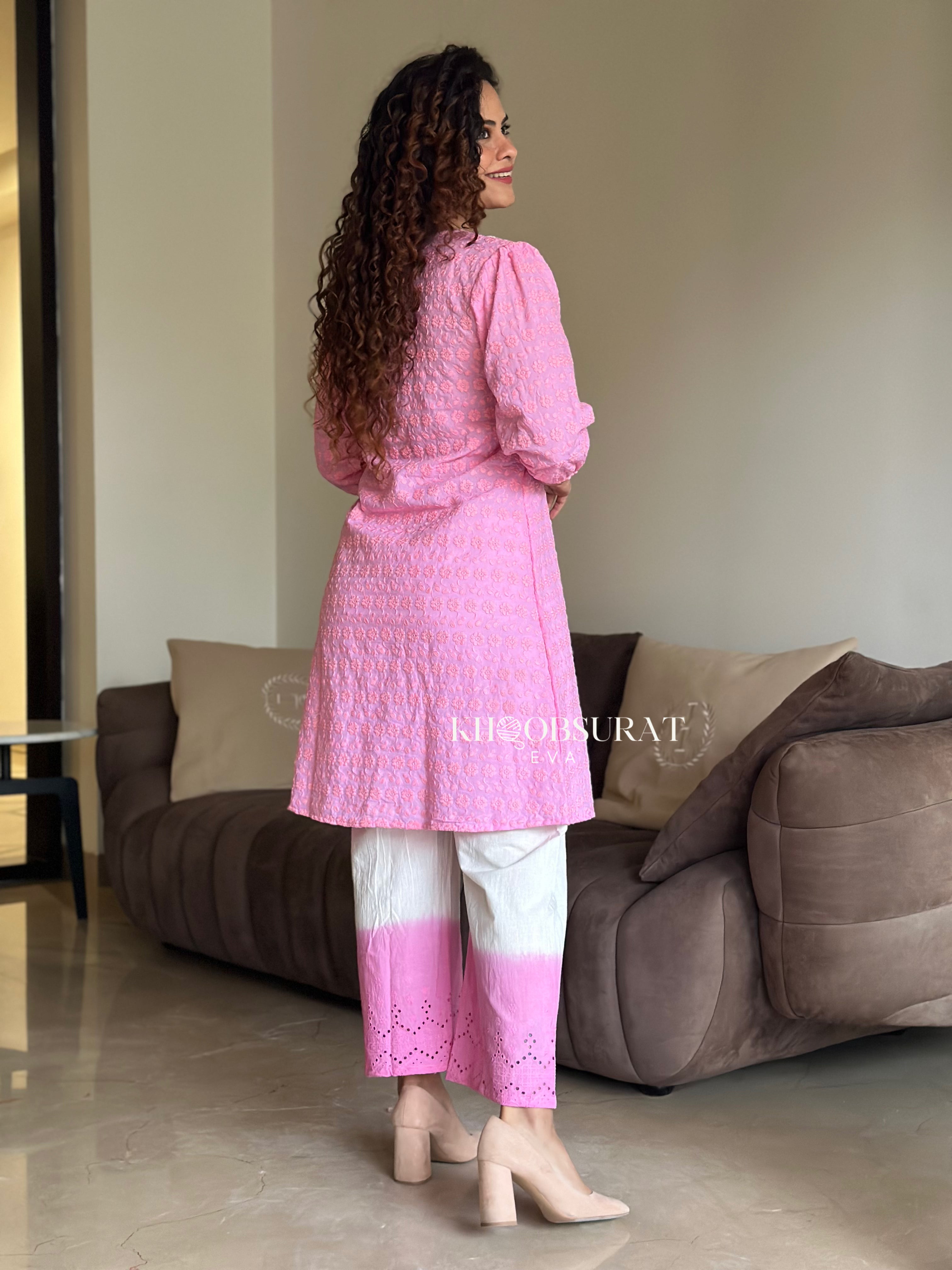 Valentino Pink Kurta Set