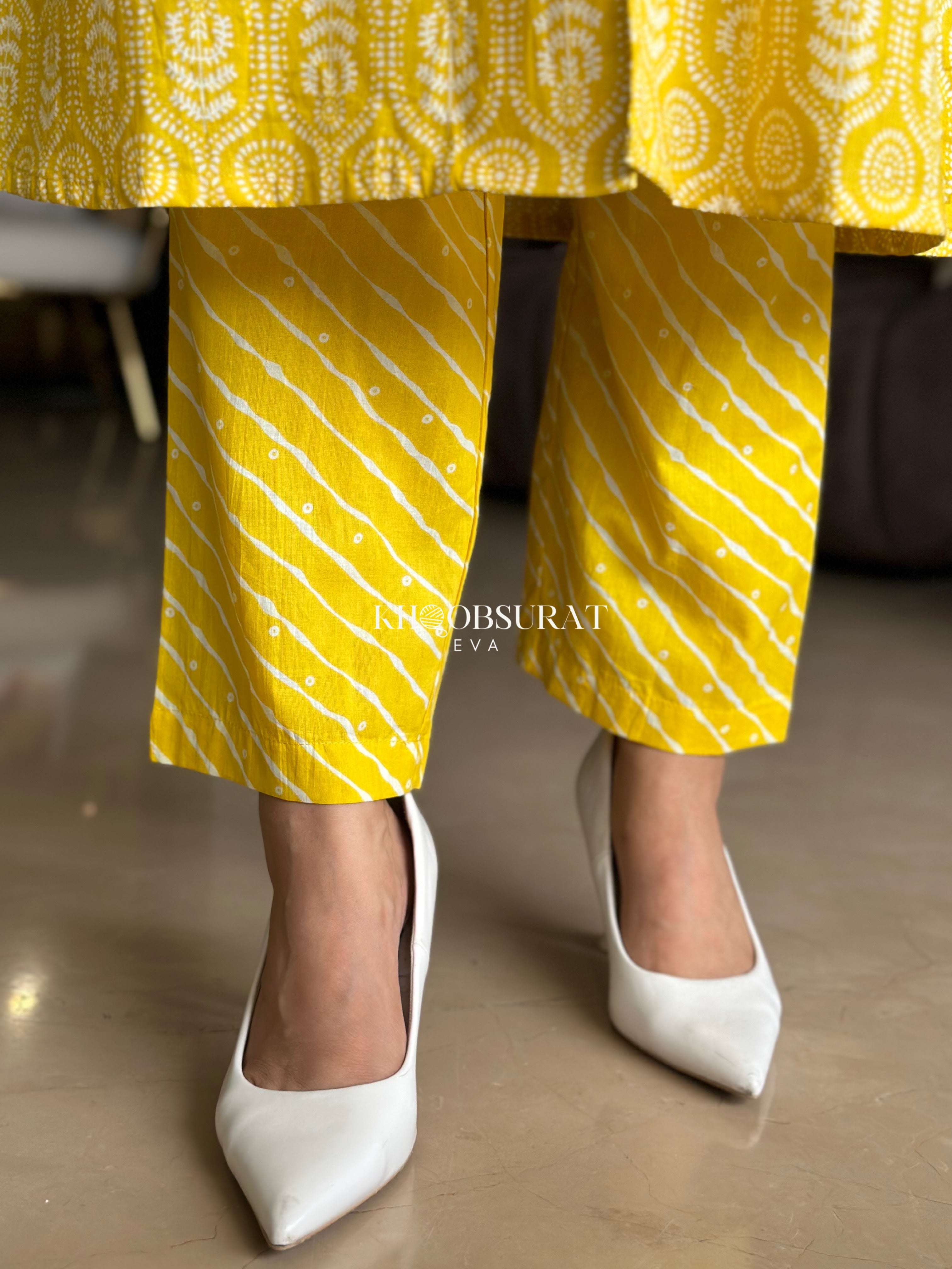 MISS BLISS YELLOW KURTA SET