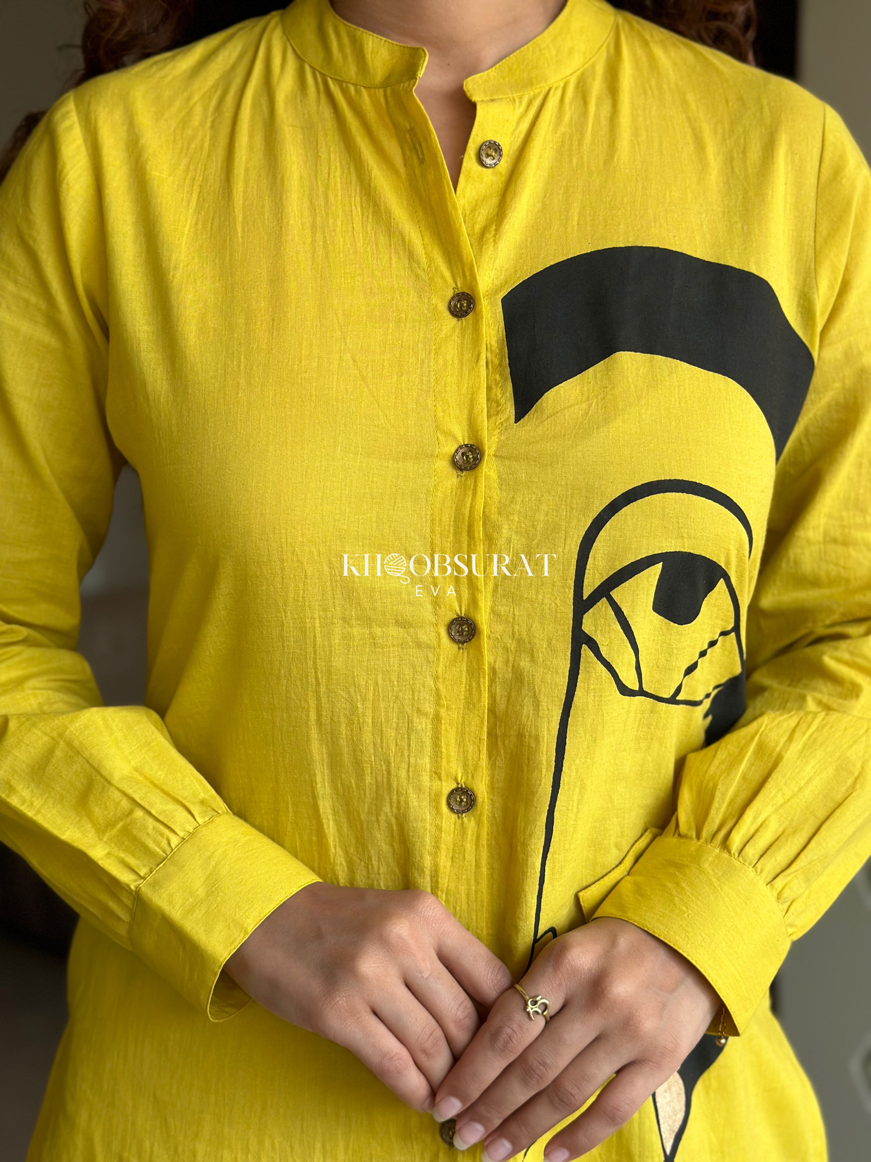 Sun Kissed Style Yellow Kurta Set