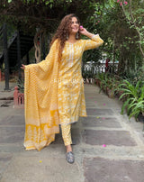 Sunflower Yellow Kurta Suit Set