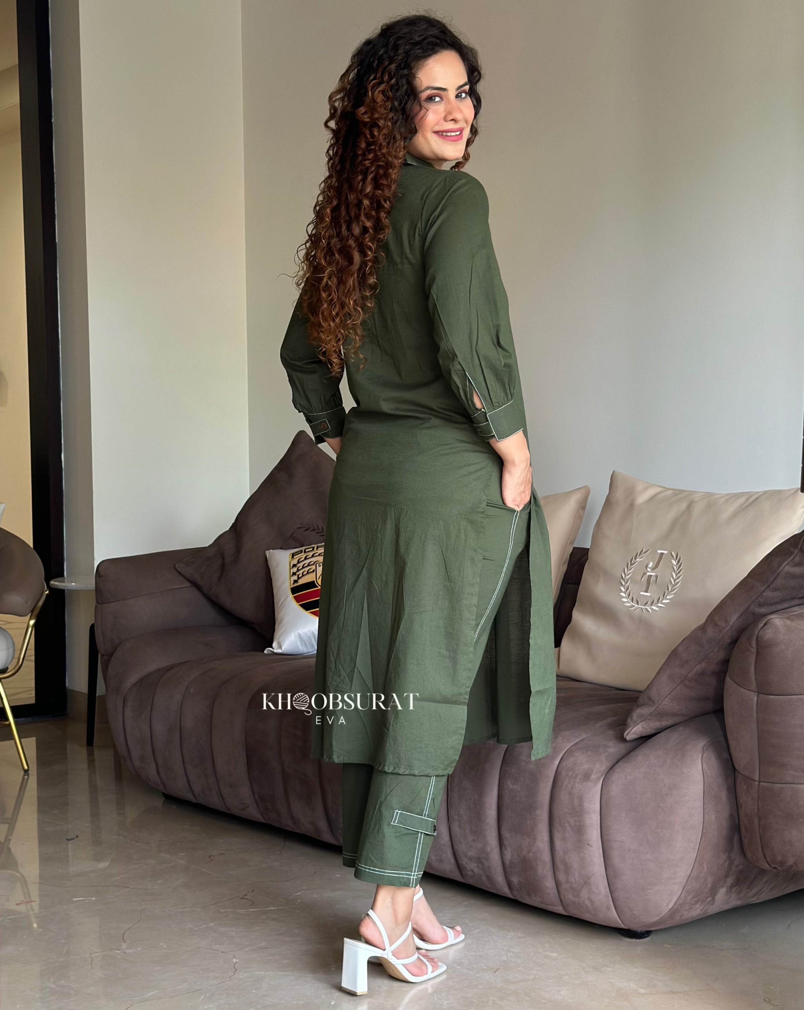 Sunny Seasons Green Kurta Set